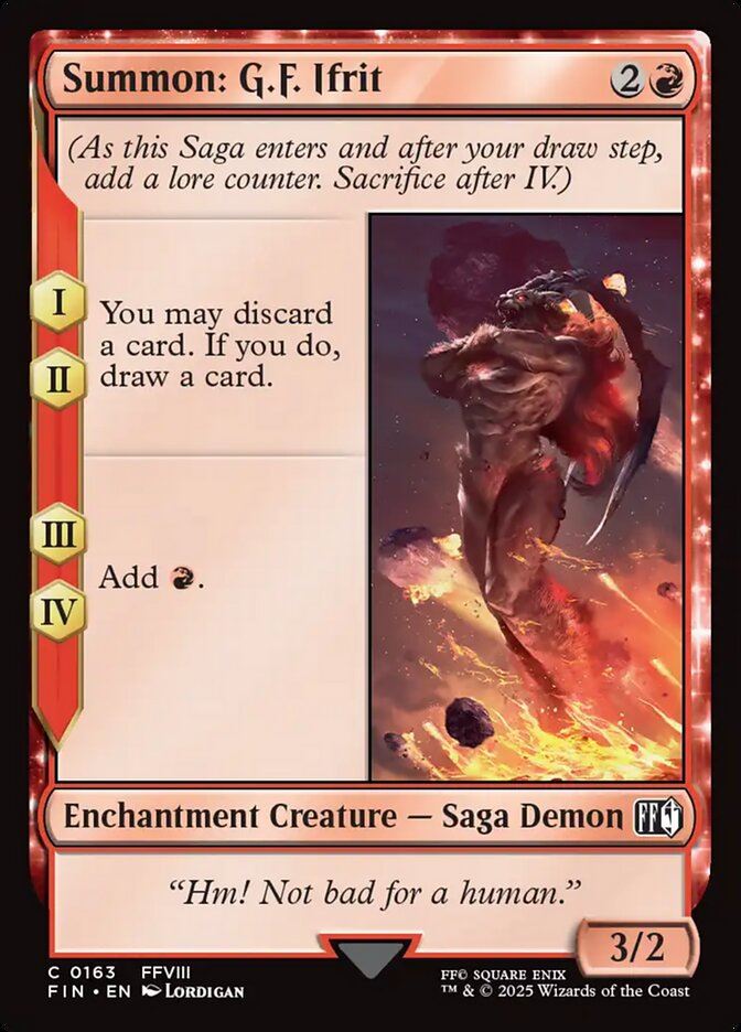 Summon: G.F. Ifrit - Final Fantasy fin