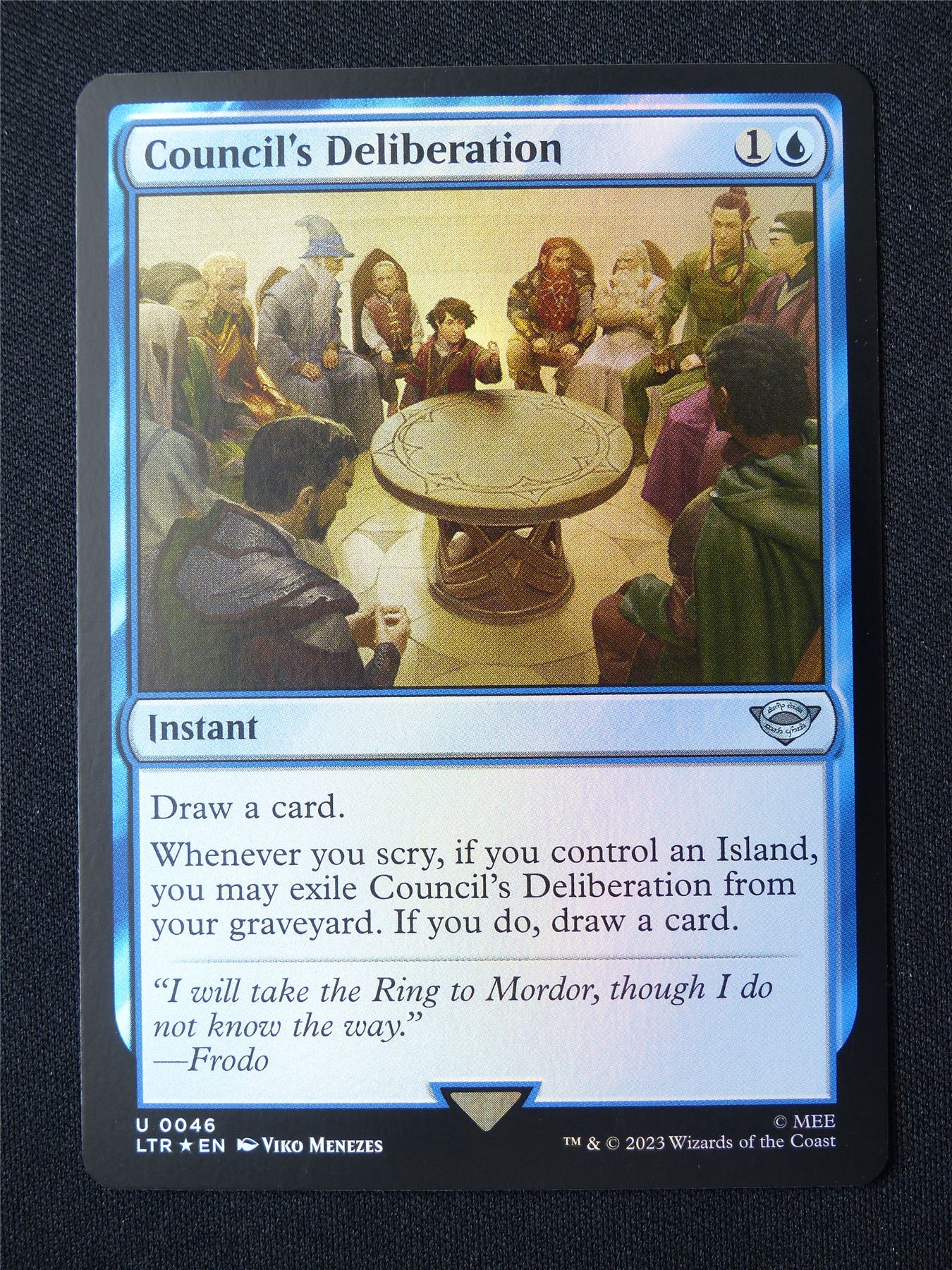 Council's Deliberation Foil - LTR - Mtg Card #4UC