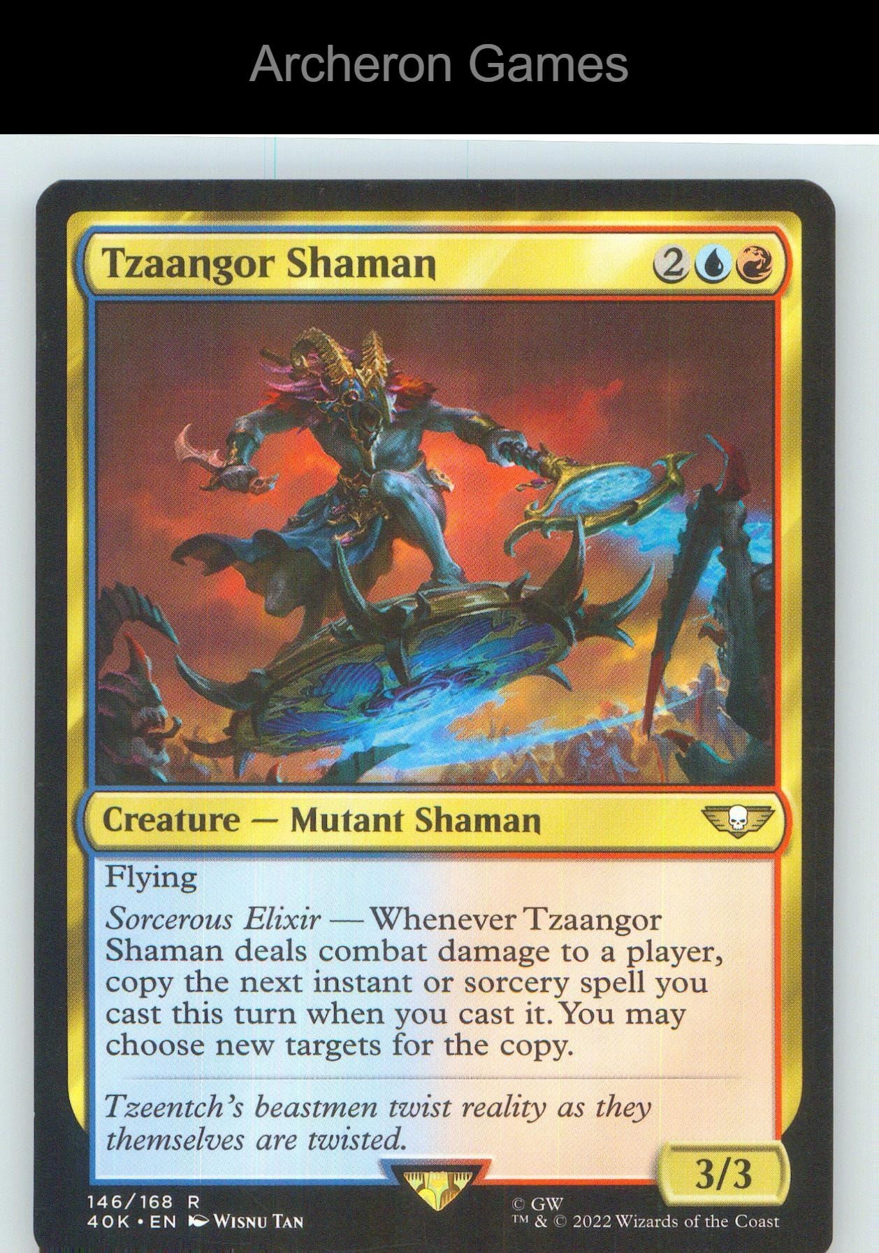 Tzaangor Shaman (Surge Foil) 146 R MTG Card NM/EX+