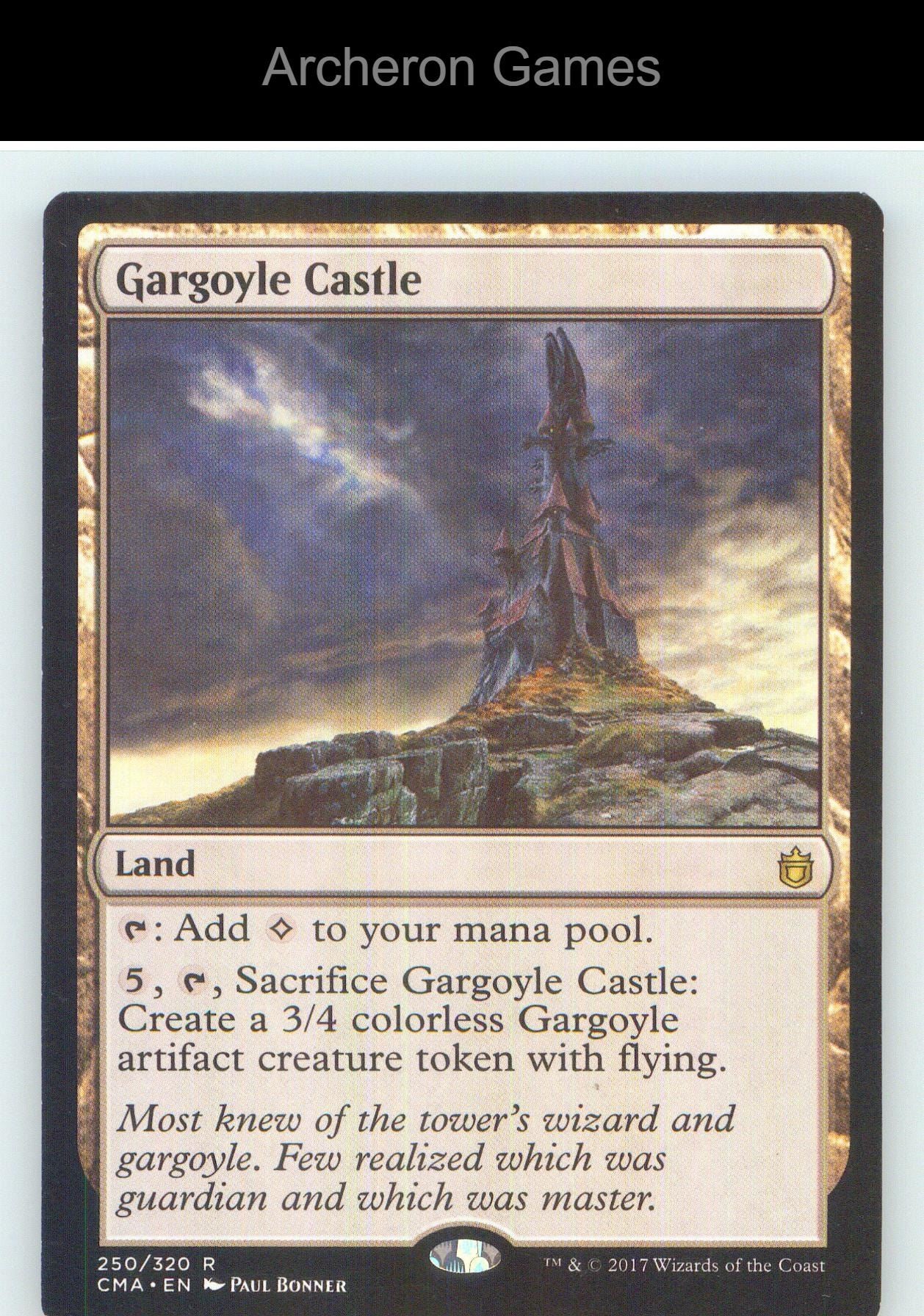 Gargoyle Castle CM1 250 R MTG Card NM/EX+