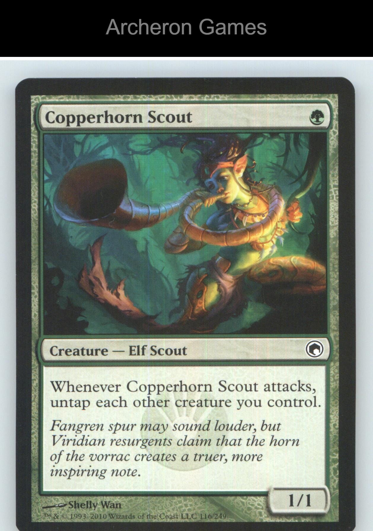 Copperhorn Scout SOM 116 C MTG Card NM/EX+
