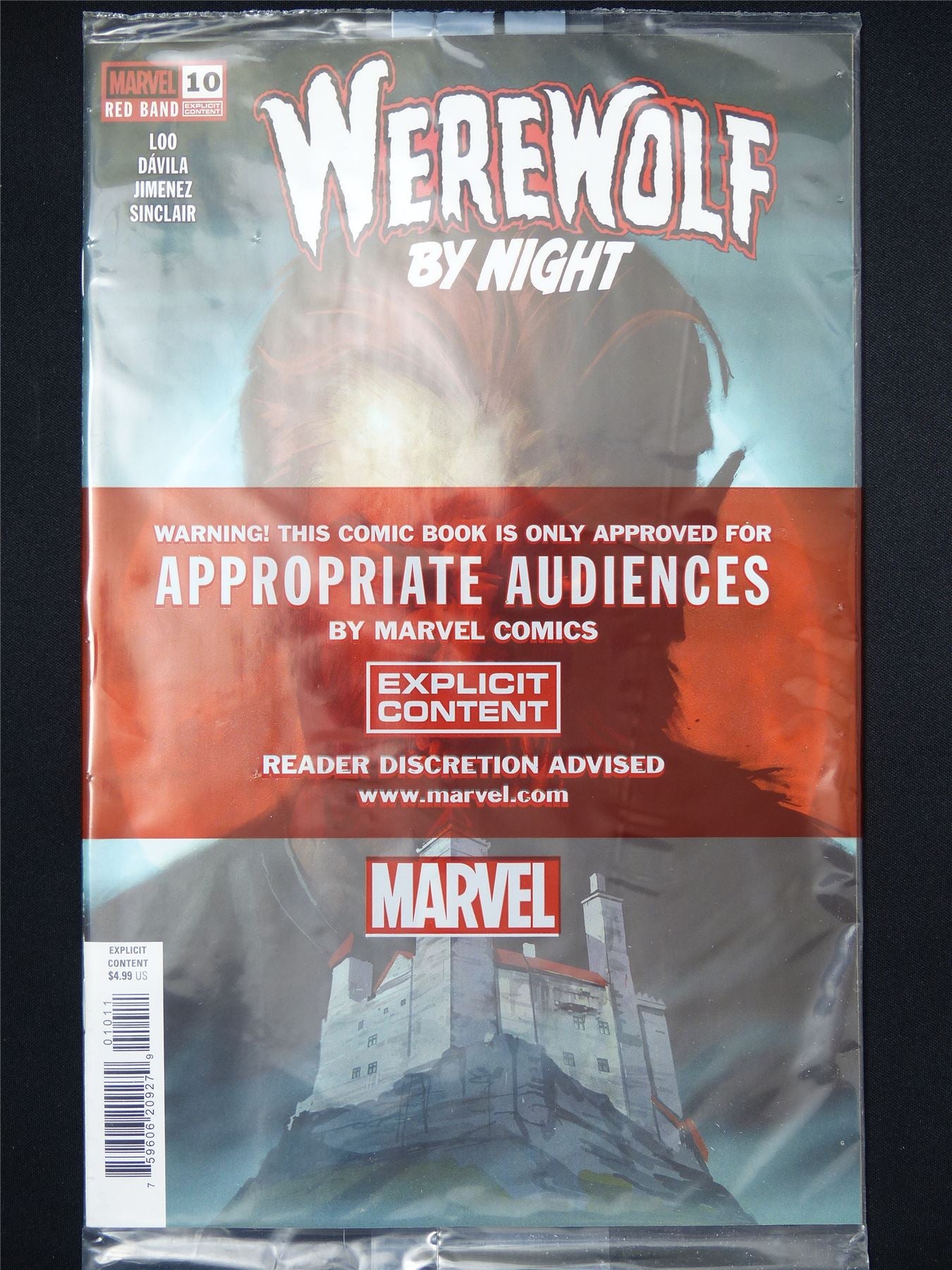 WEREWOLF By Night #10 Red Band Variant - Jul 2025 Marvel Comic #U2