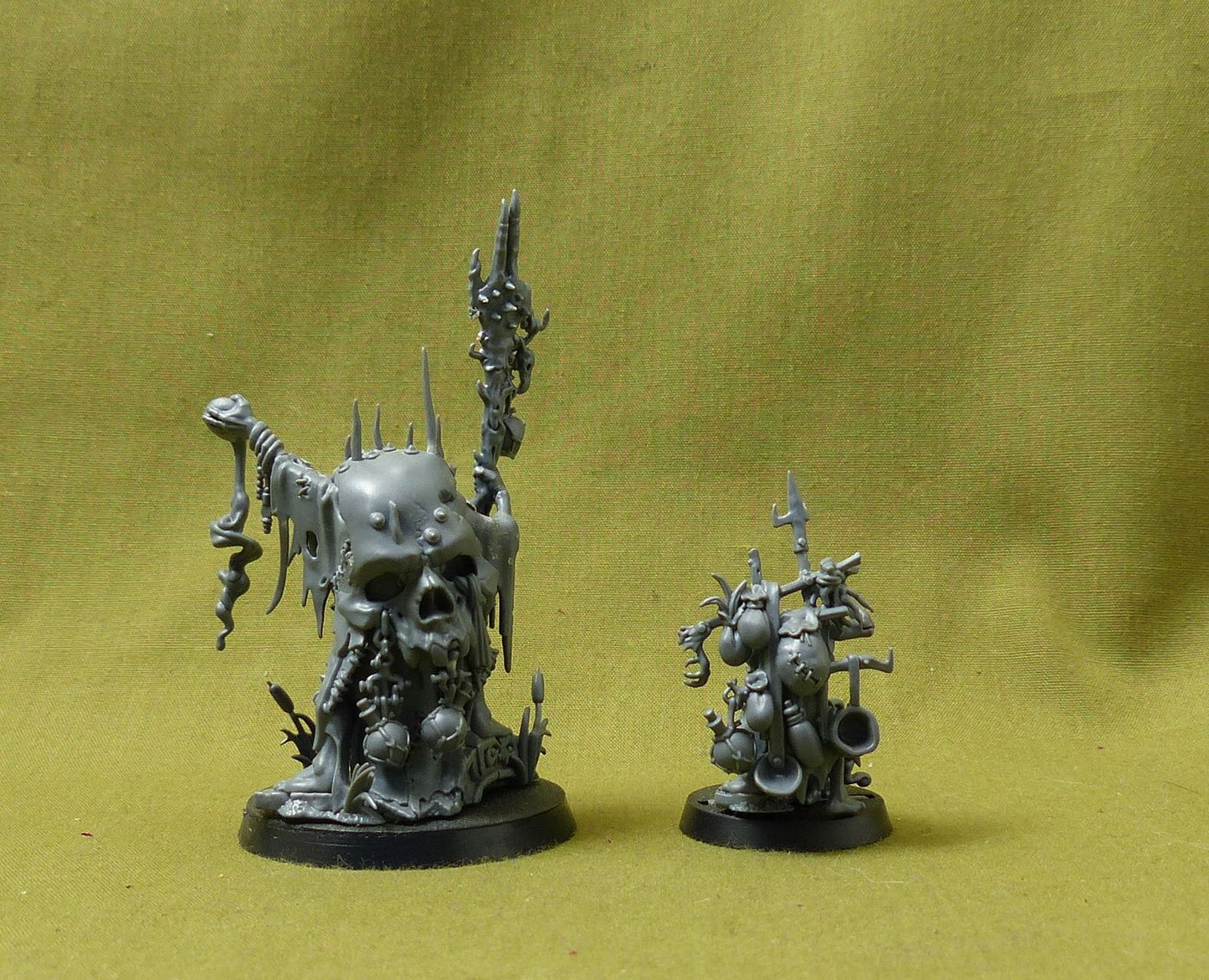 Swampcalla Shaman with Pot-grot - Orruk Warclans - Warhammer AoS #8J