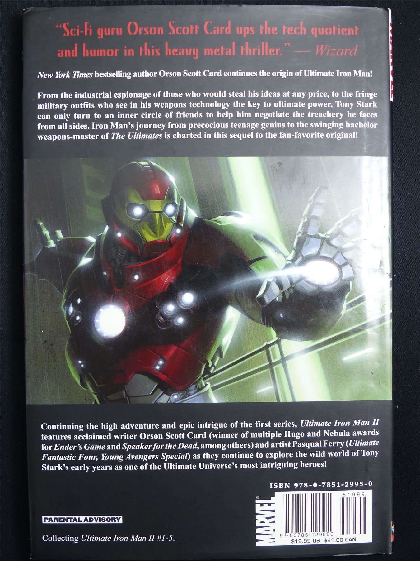 Ultimate Iron Man II: Orson Scott Card - Marvel Graphic Hardback #2VK