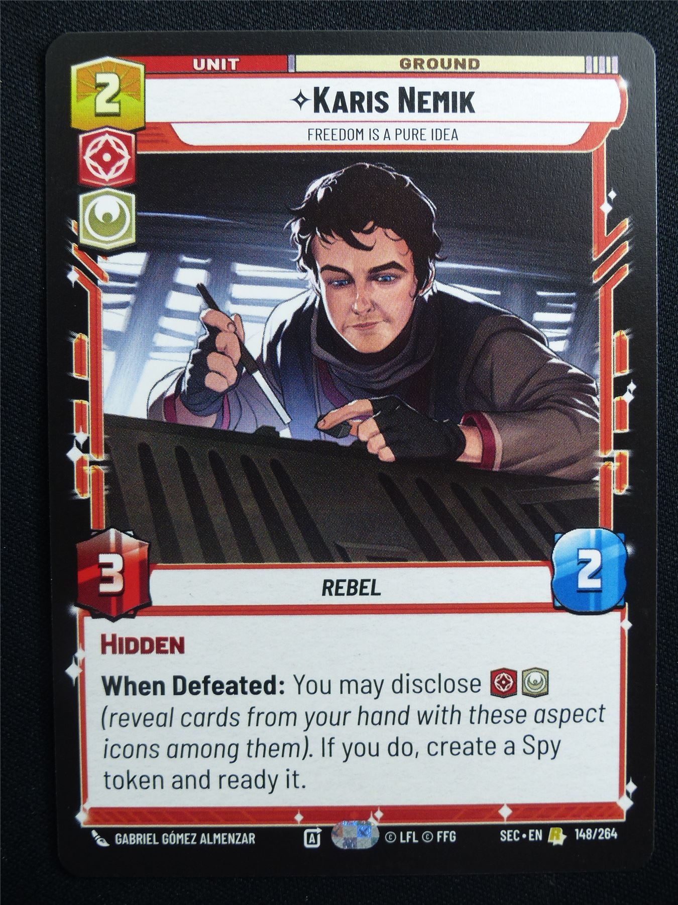 Karis Nemik 148/264 - Star Wars Unlimited Card #AA