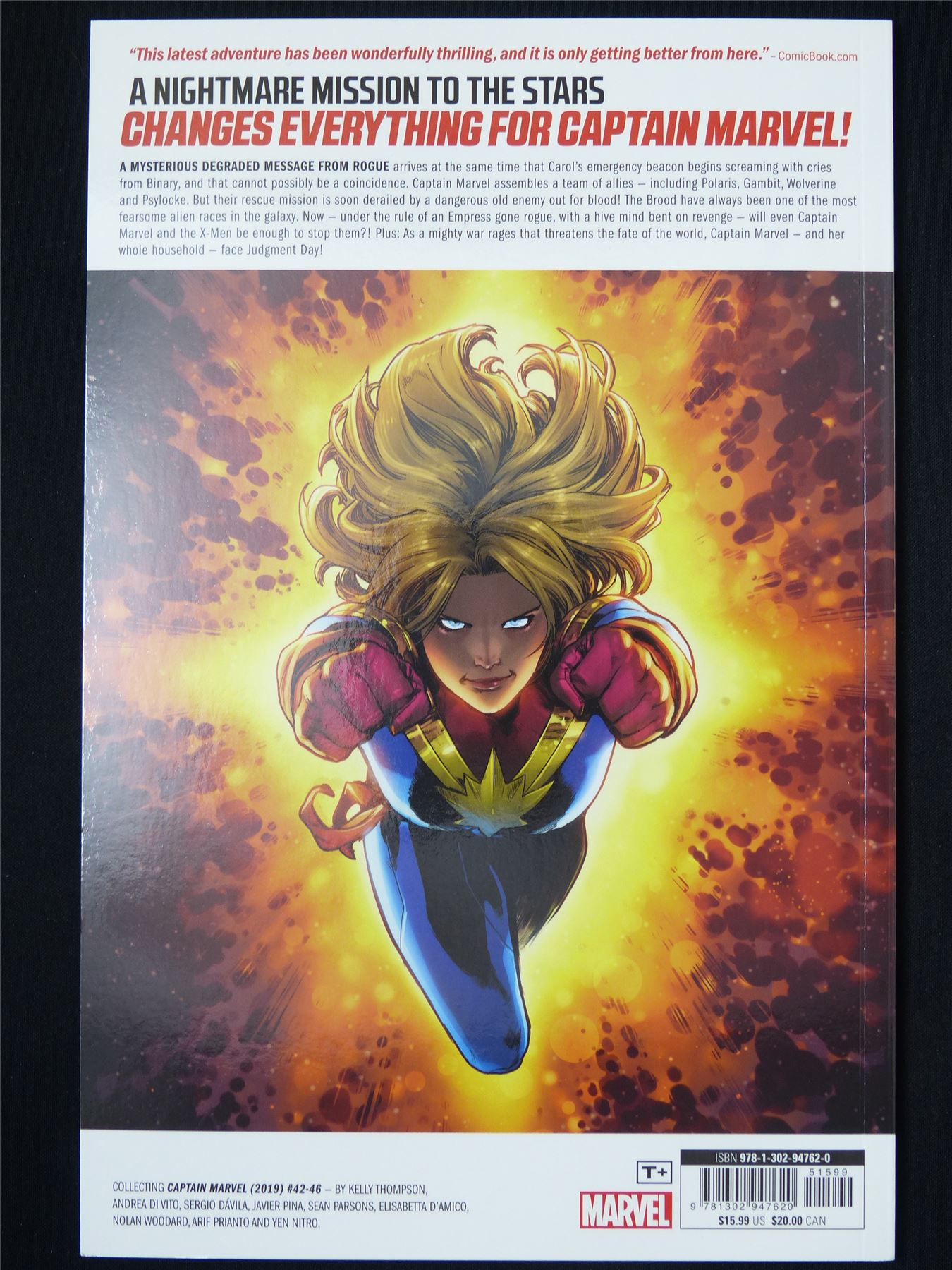 Captain Marvel: Revenge of the Brood part 1 - Marvel Graphic Softback #Q8