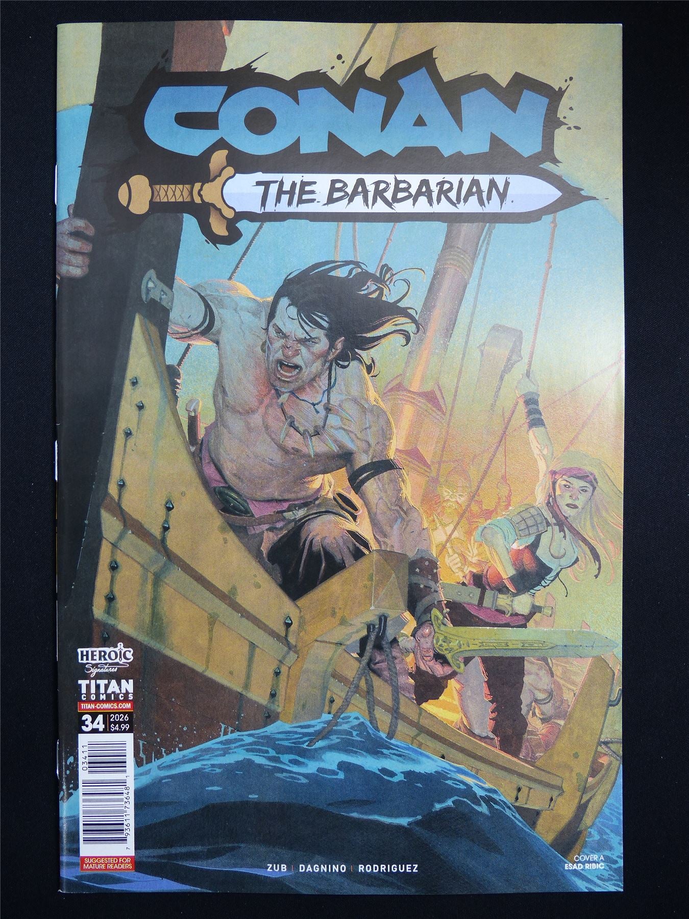 CONAN The Barbarian #34 Cvr G - Sep 2026 Titan Comic #43G
