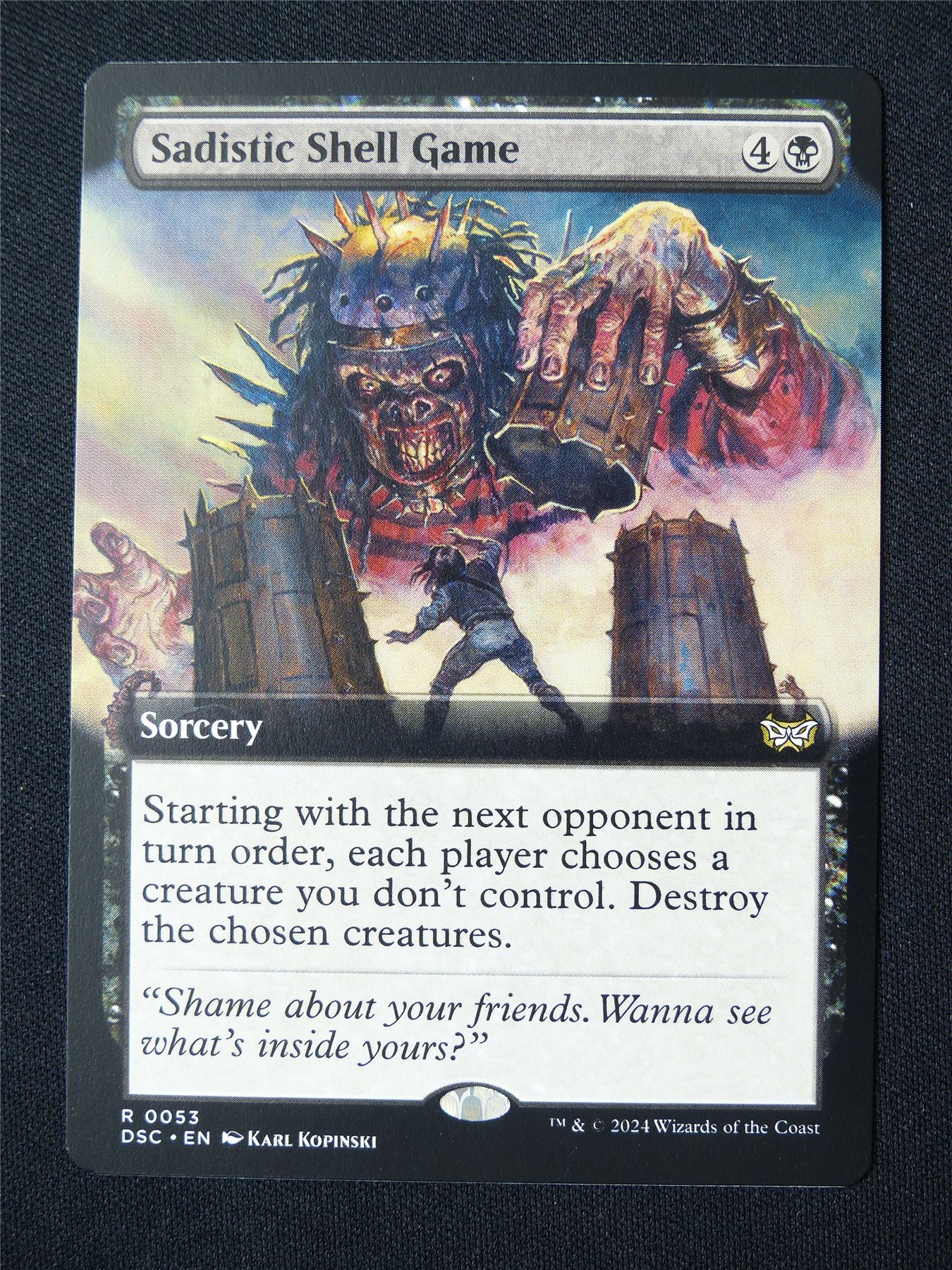 Sadistic Shell Game Extended Art - DSC - Mtg Card #4WC