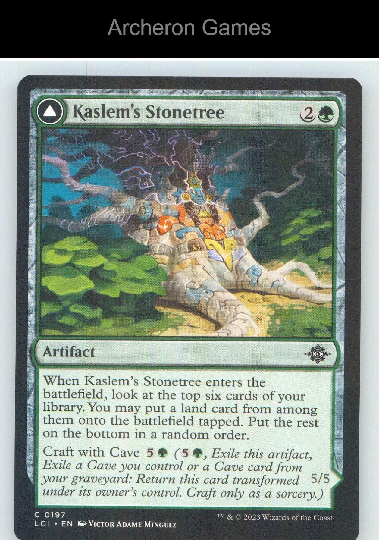 Kaslem's Stonetree LCI 197 C MTG Card NM/EX+