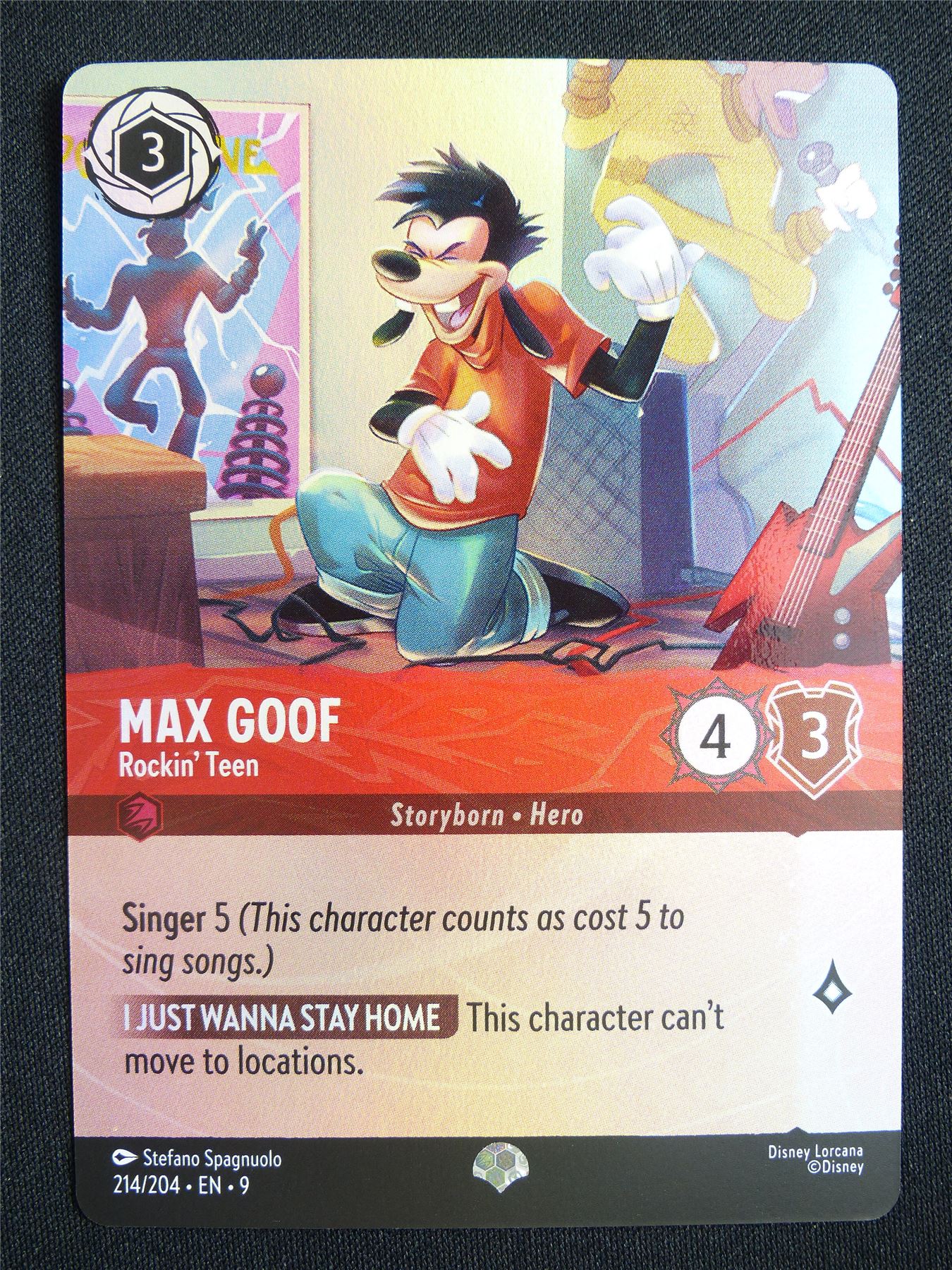 Max Goof Rockin' Teen 214/204 Foil - Lorcana Card #138