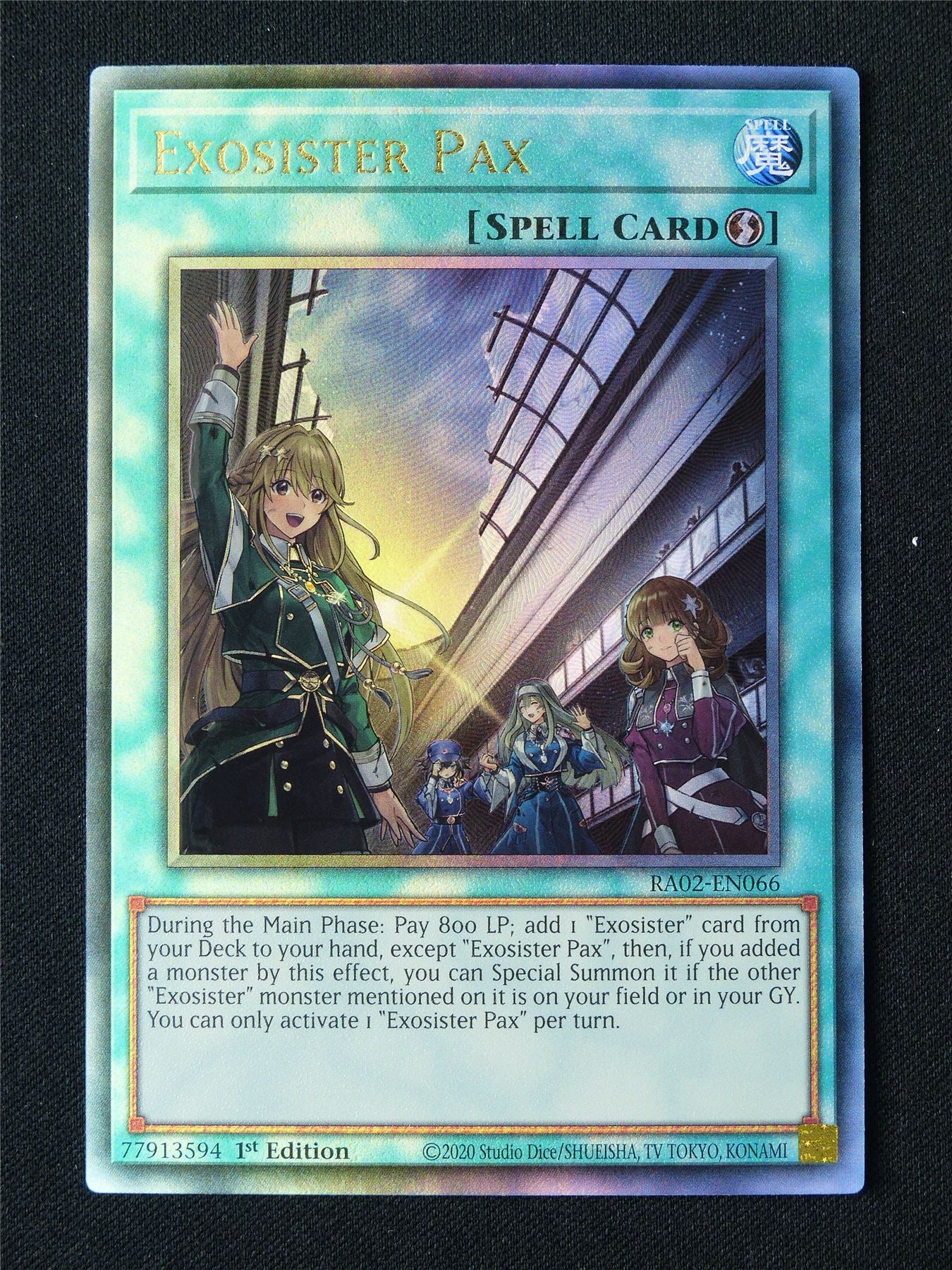 Exosister Pax RA02 Pris Ultimate Rare - 1st ed Yugioh Card #30R