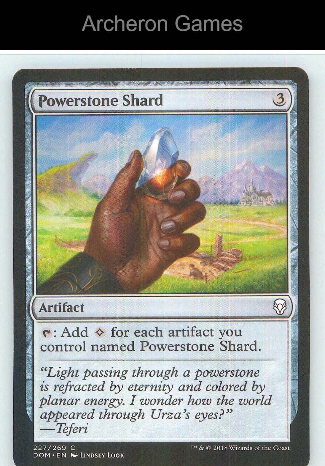 Powerstone Shard DOM 227 C MTG Card NM/EX+