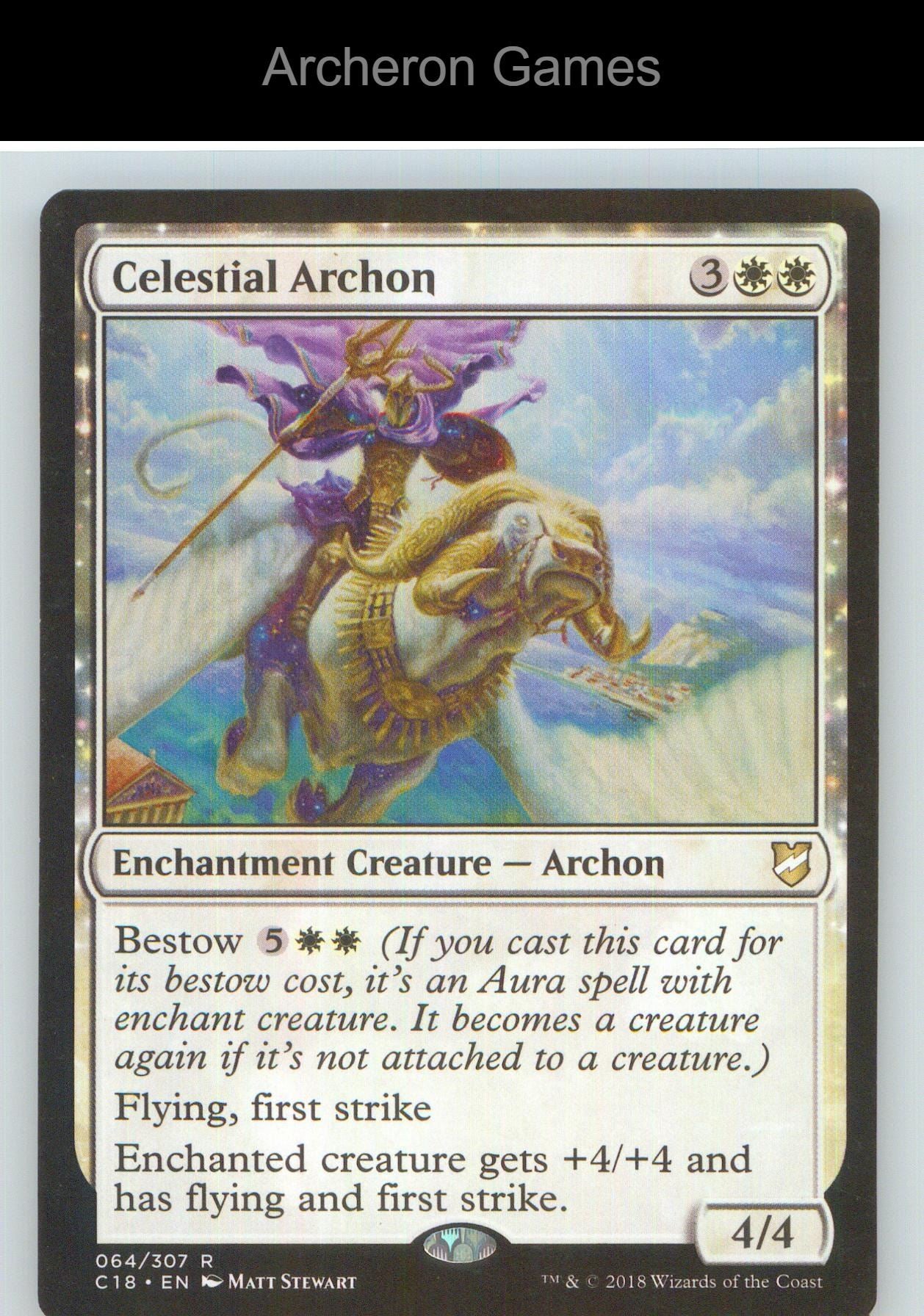 Celestial Archon C18 64 R MTG Card NM/EX+