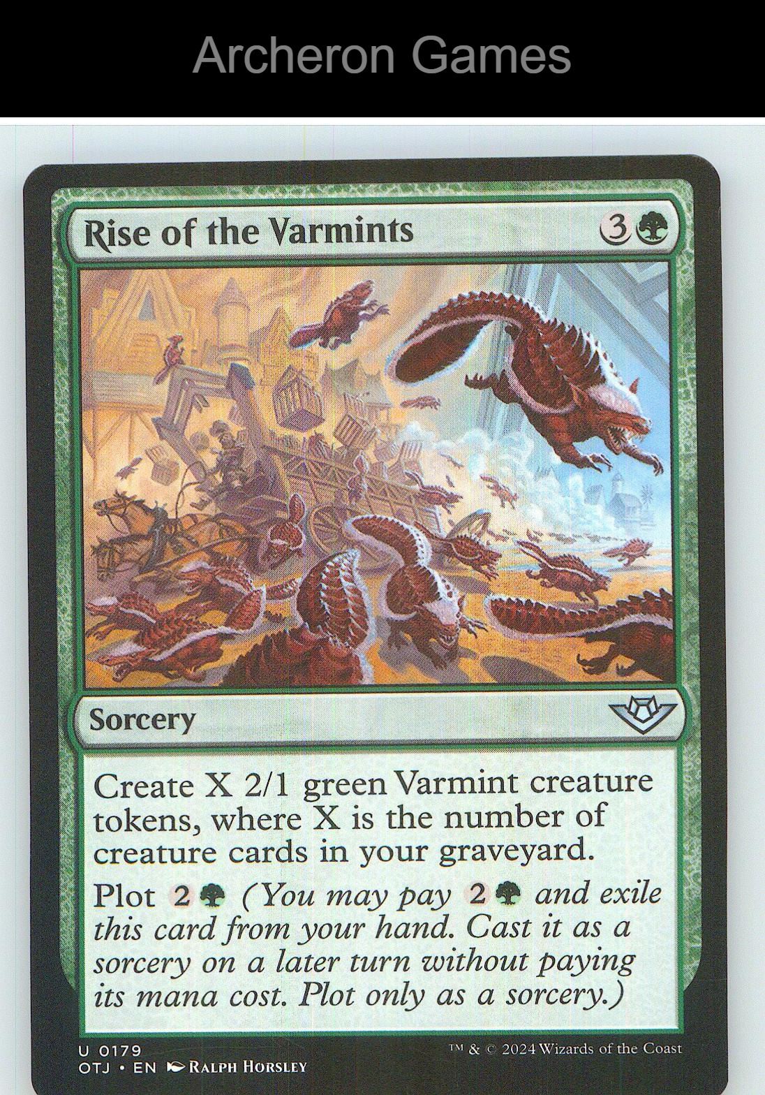 Rise of the Varmints OTJ 179 UC MTG Card NM/EX+
