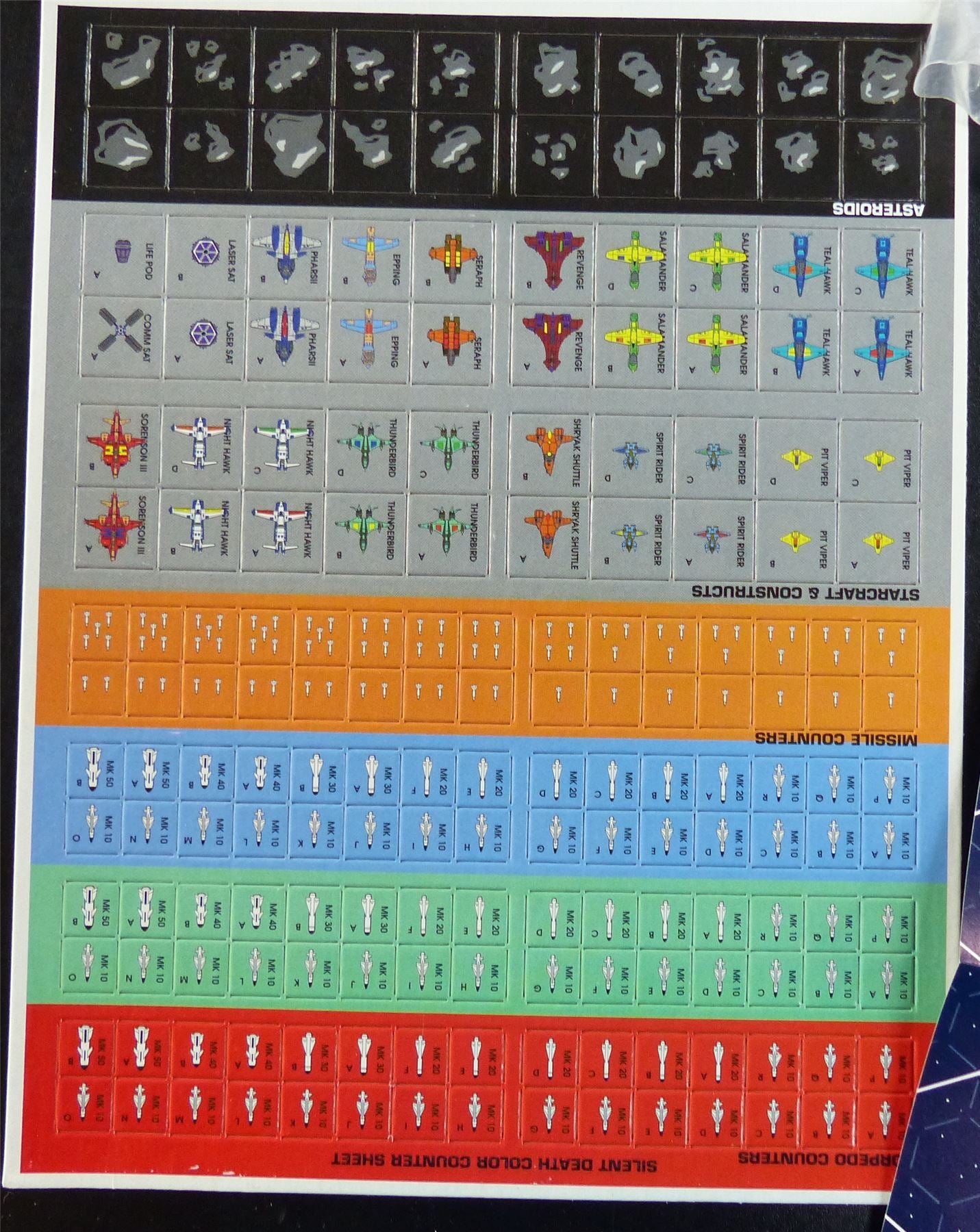 Silent Death: Metal Extress - I.C.E. Games Boardgame #31X