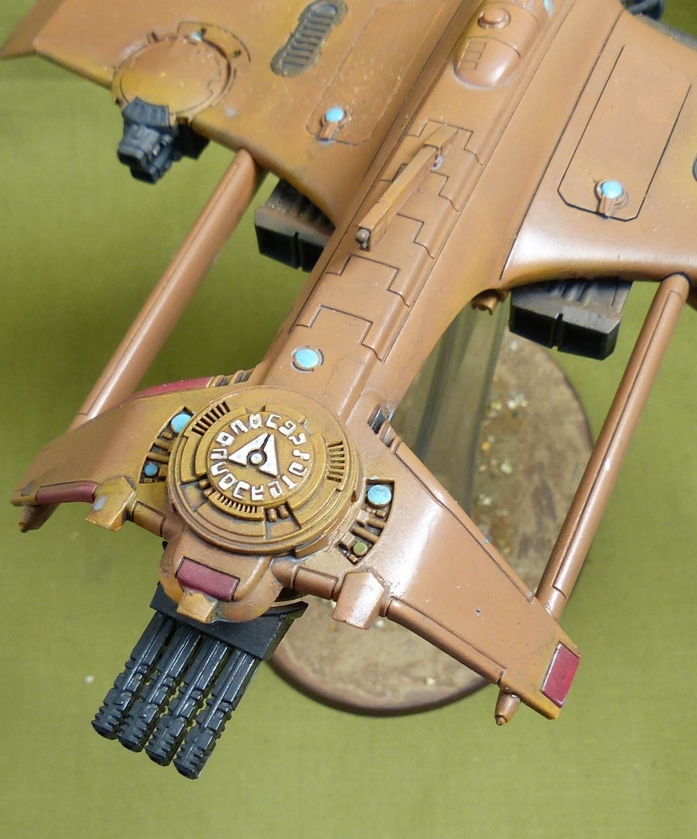 AX3 Razorshark Strike Fighter painted - Tau Empire - Warhammer 40K #2Y2
