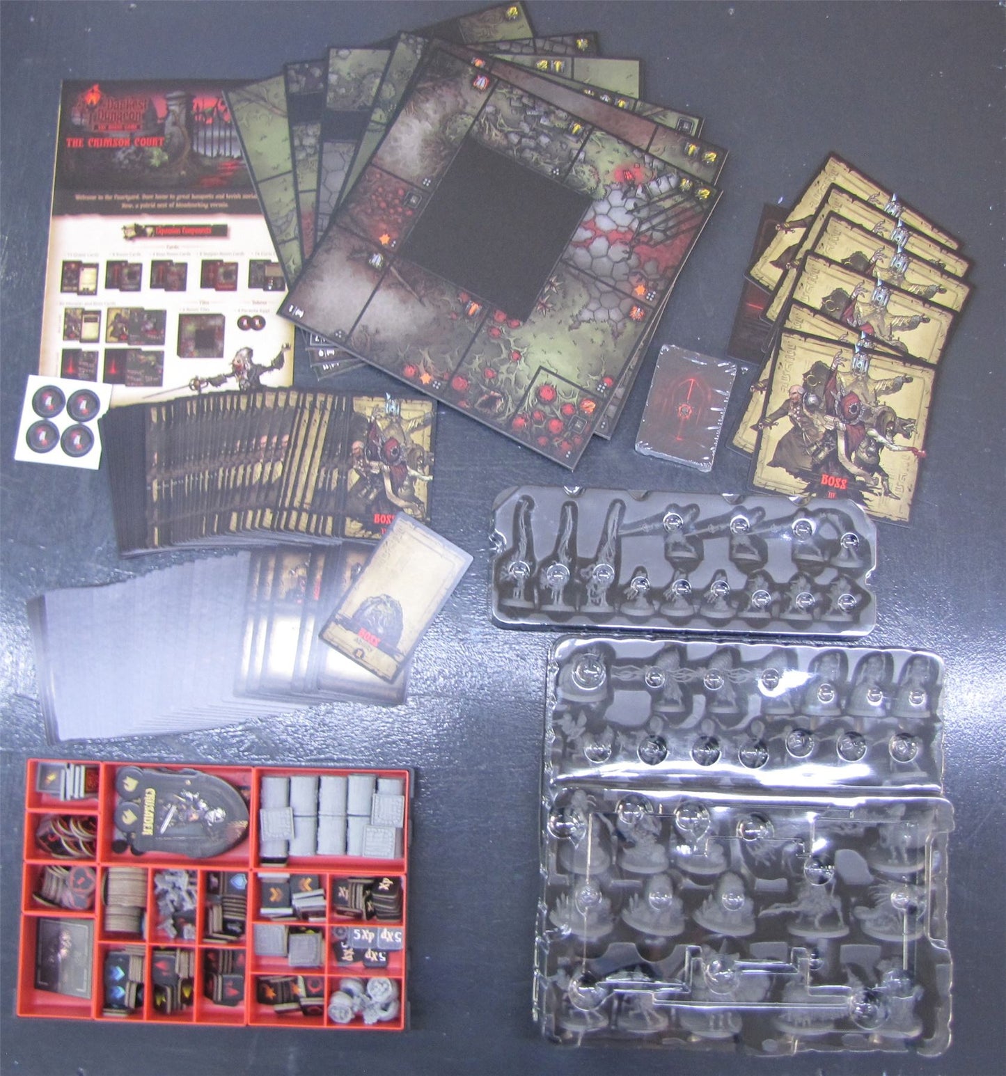 Darkest Dungeon And Additional Components - Board Game #AO