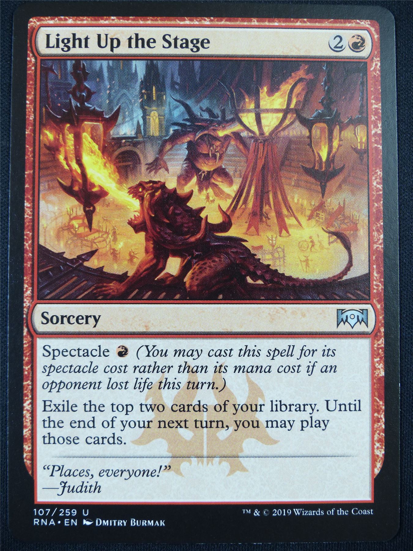 Light Up the Stage - RNA - Mtg Card #57B