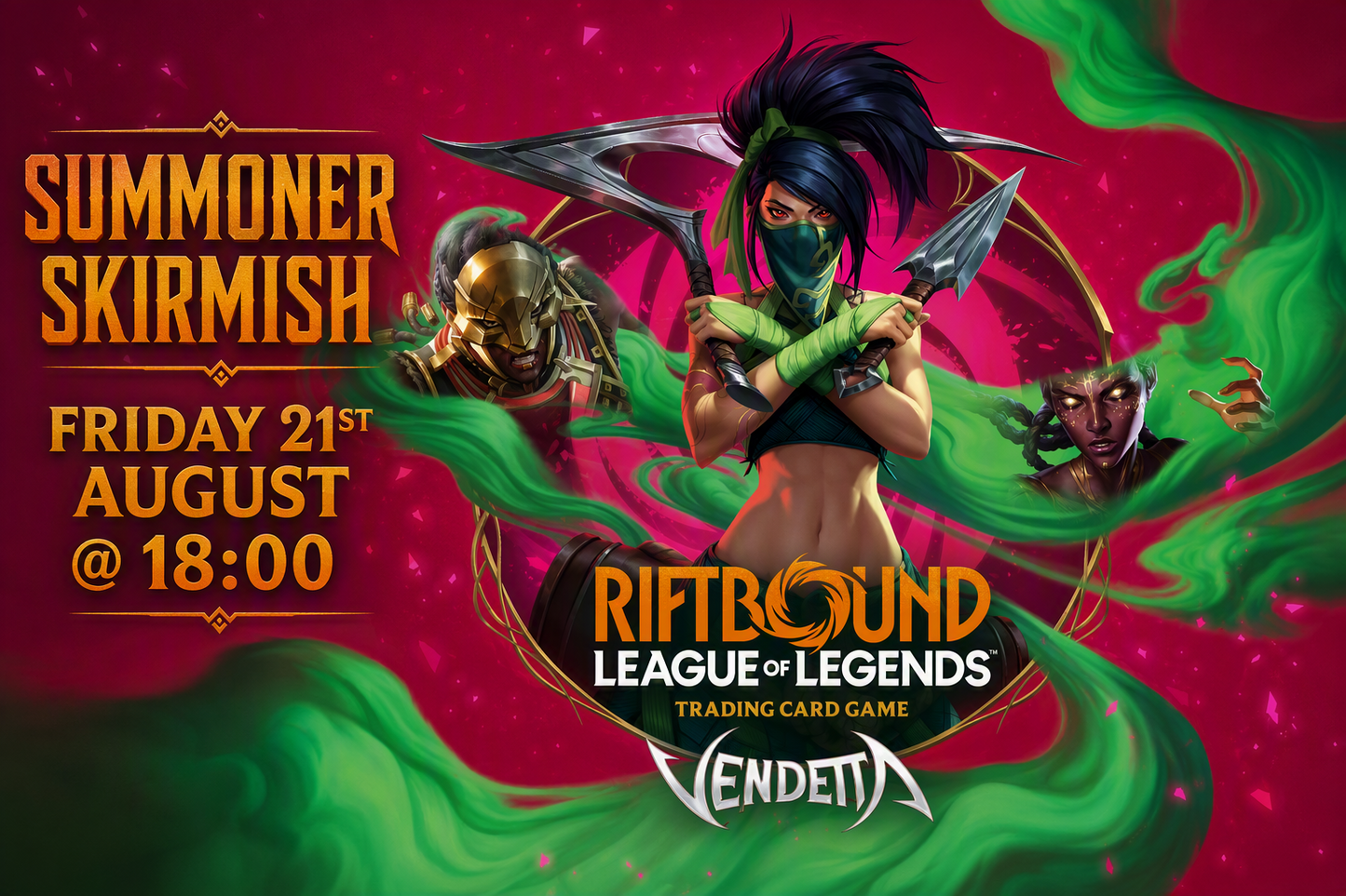 RiftBound Vendetta August Summoner Skirmish 21/08/26 18:00 - Event Ticket