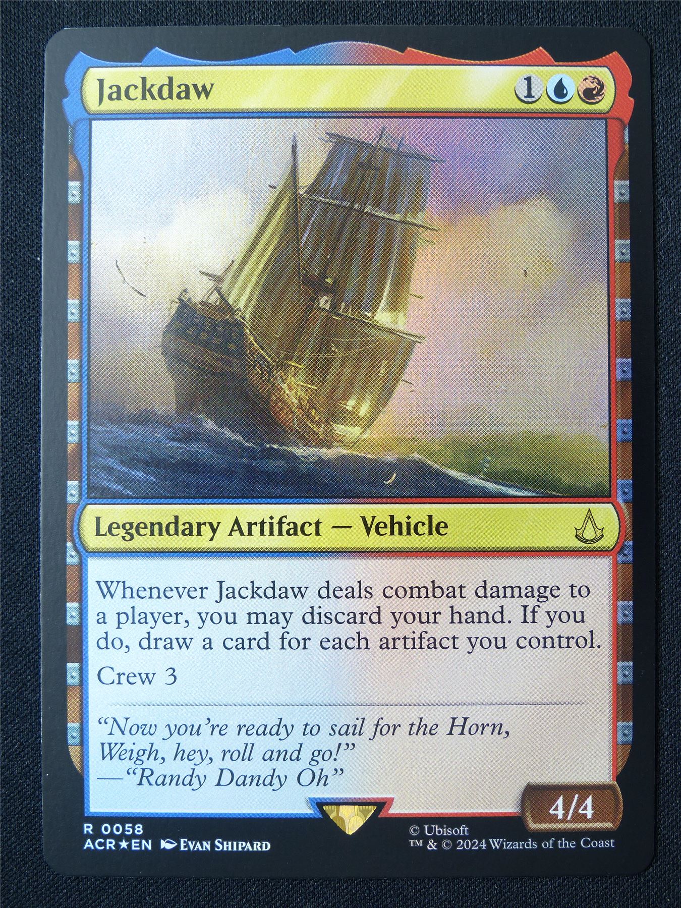 how much does an mtg card weigh Jackdaw Foil - ACR