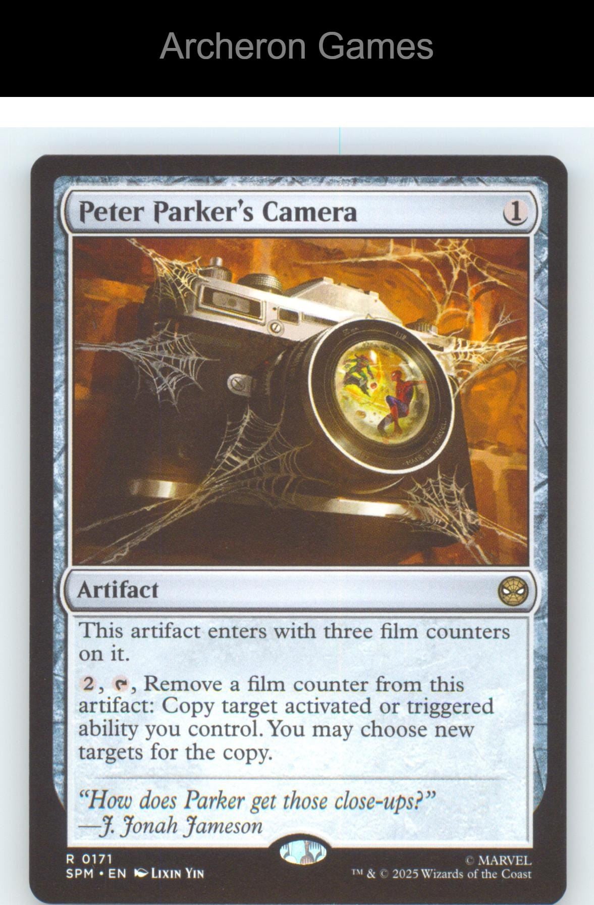 Peter Parker's Camera SPM 171 R MTG Card Marvel's Spider-Man