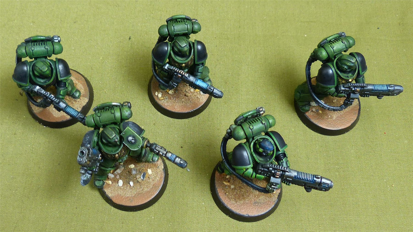 Hellblaster Squad set of 5 painted - Space Marines - Warhammer 40K #5BH
