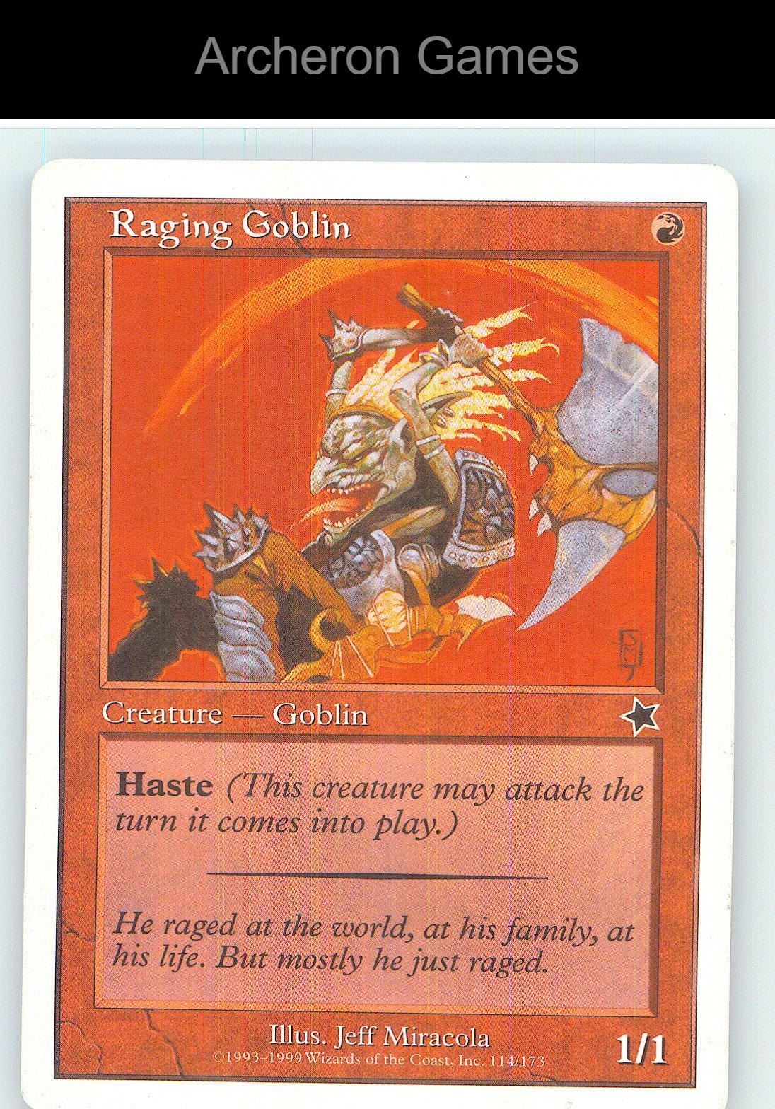 Raging Goblin ST1 114 C MTG Card NM/EX+