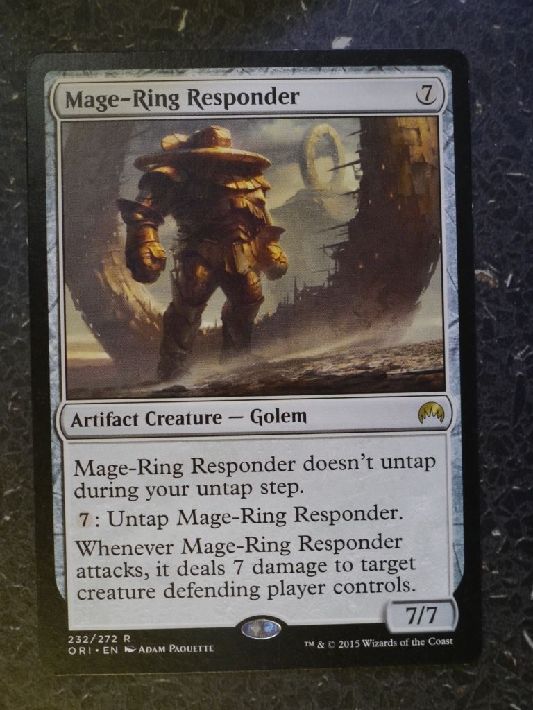 MTG Magic Cards: MAGE-RING RESPONDER # 6I89