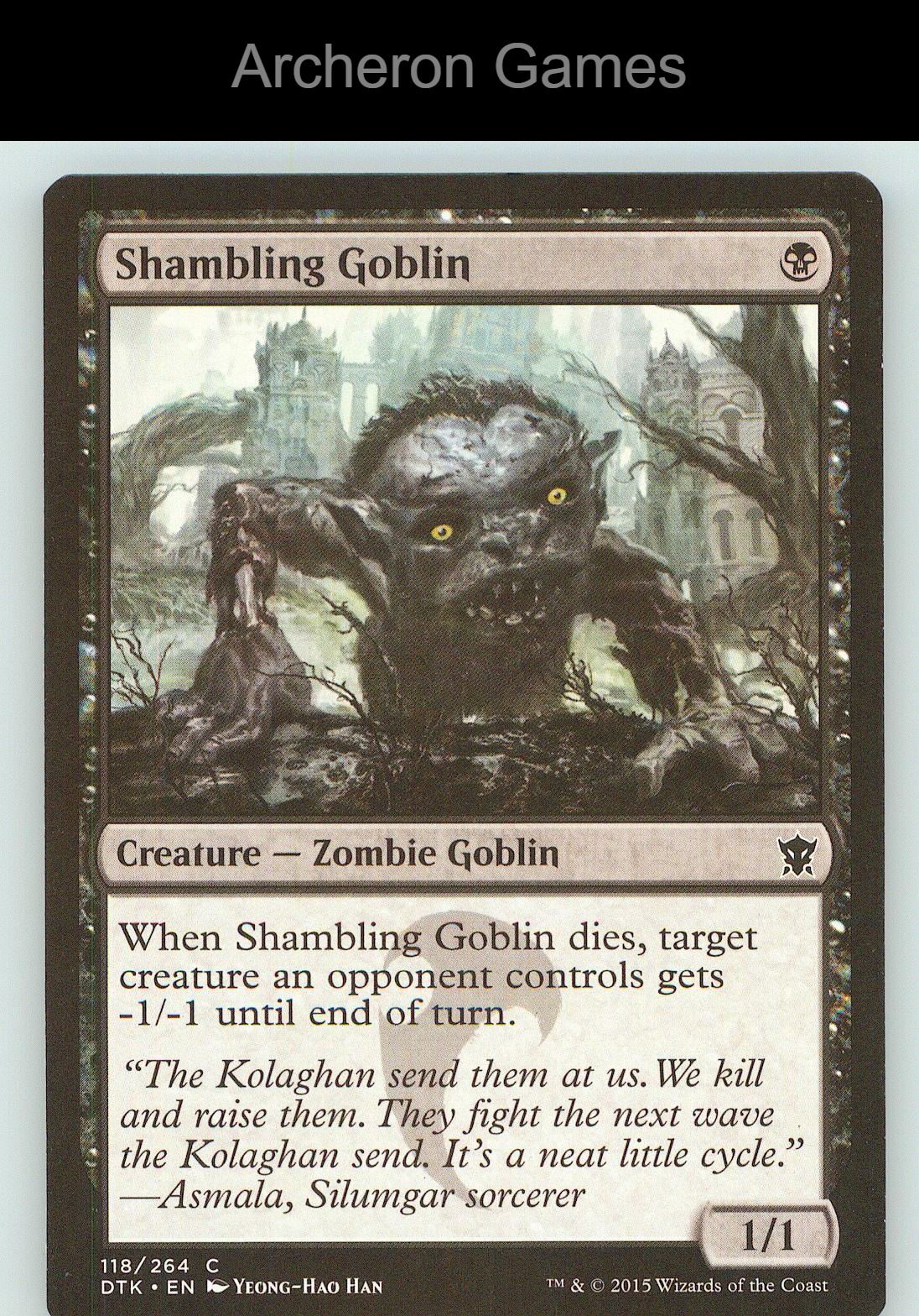 Shambling Goblin DTK 118 C MTG Card NM/EX+
