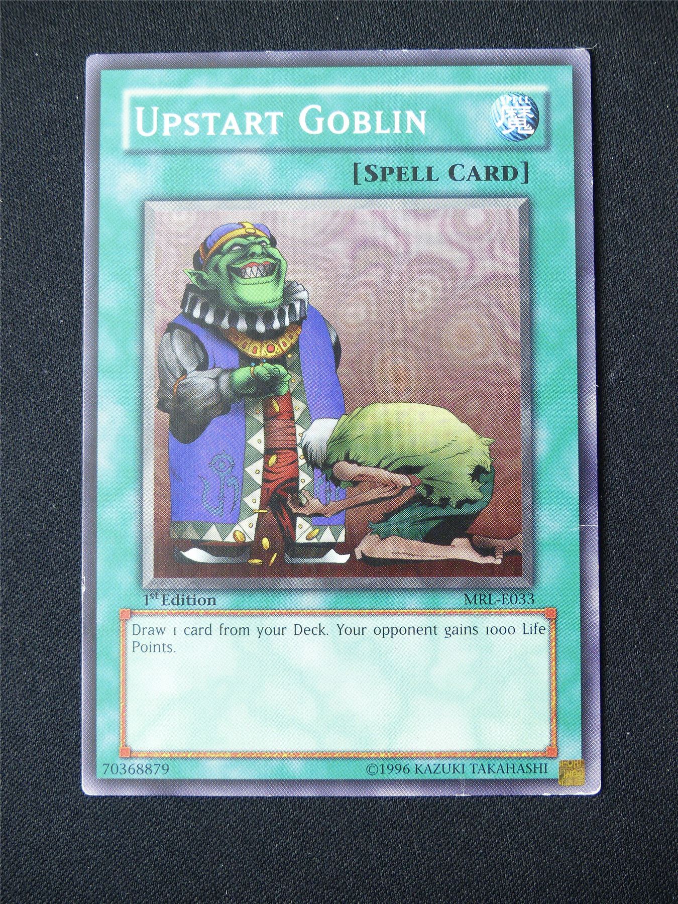 Upstart Goblin MRL played - 1st ed Yugioh Card #1VL