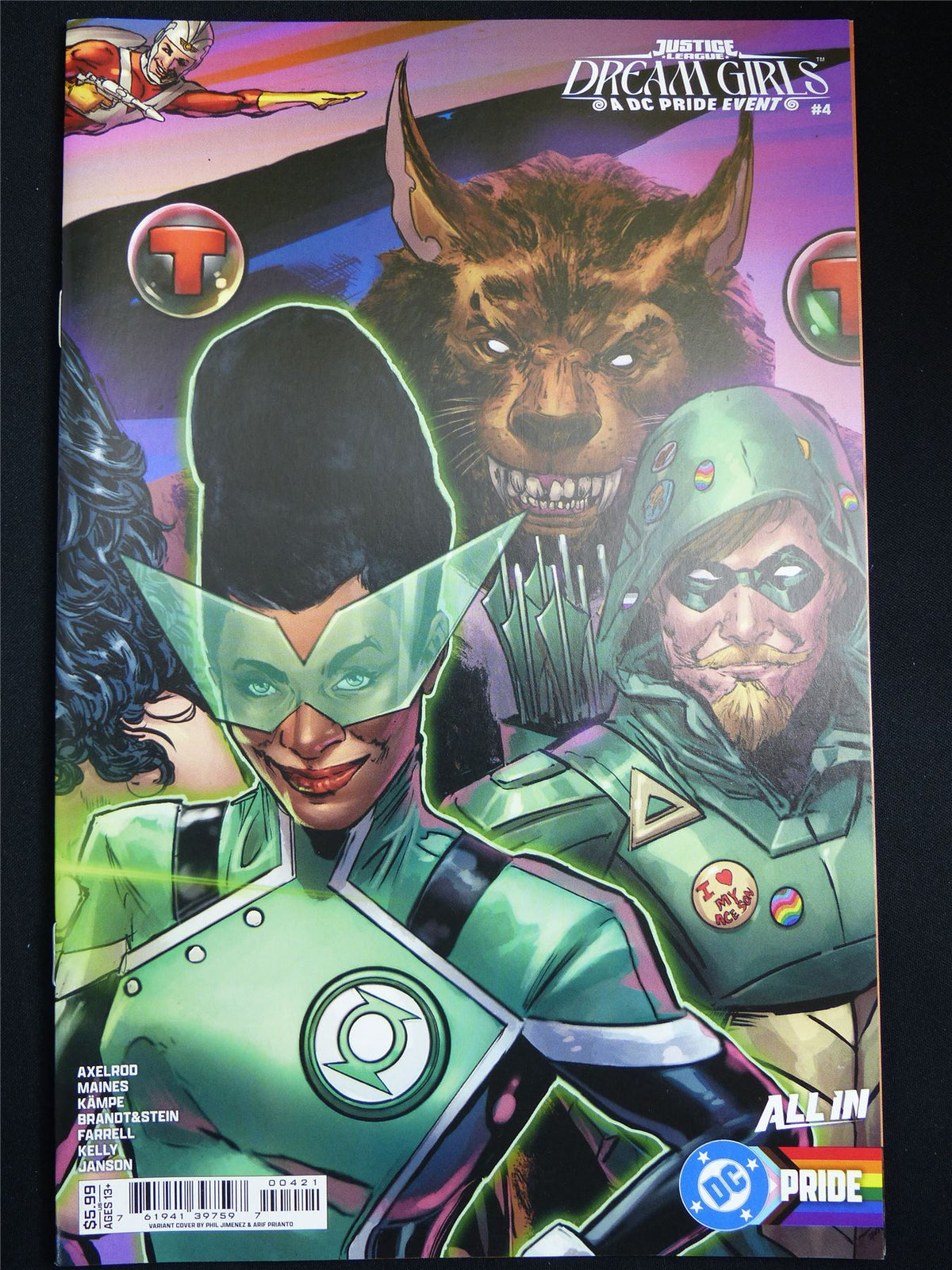 JUSTICE League: Dream Girls DC pride Event #4 Cvr B - DC Comic #3WT