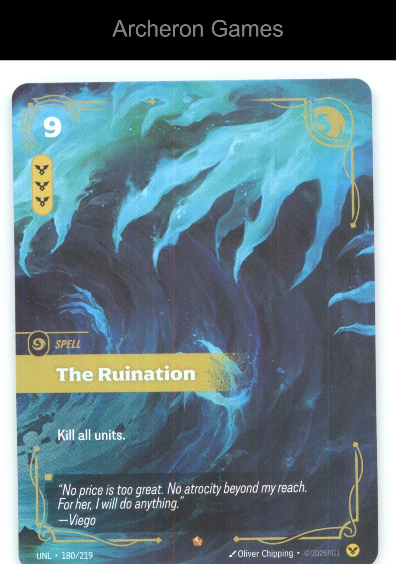 The Ruination UNL 180/219 Epic Unleashed Riftbound Card Foil