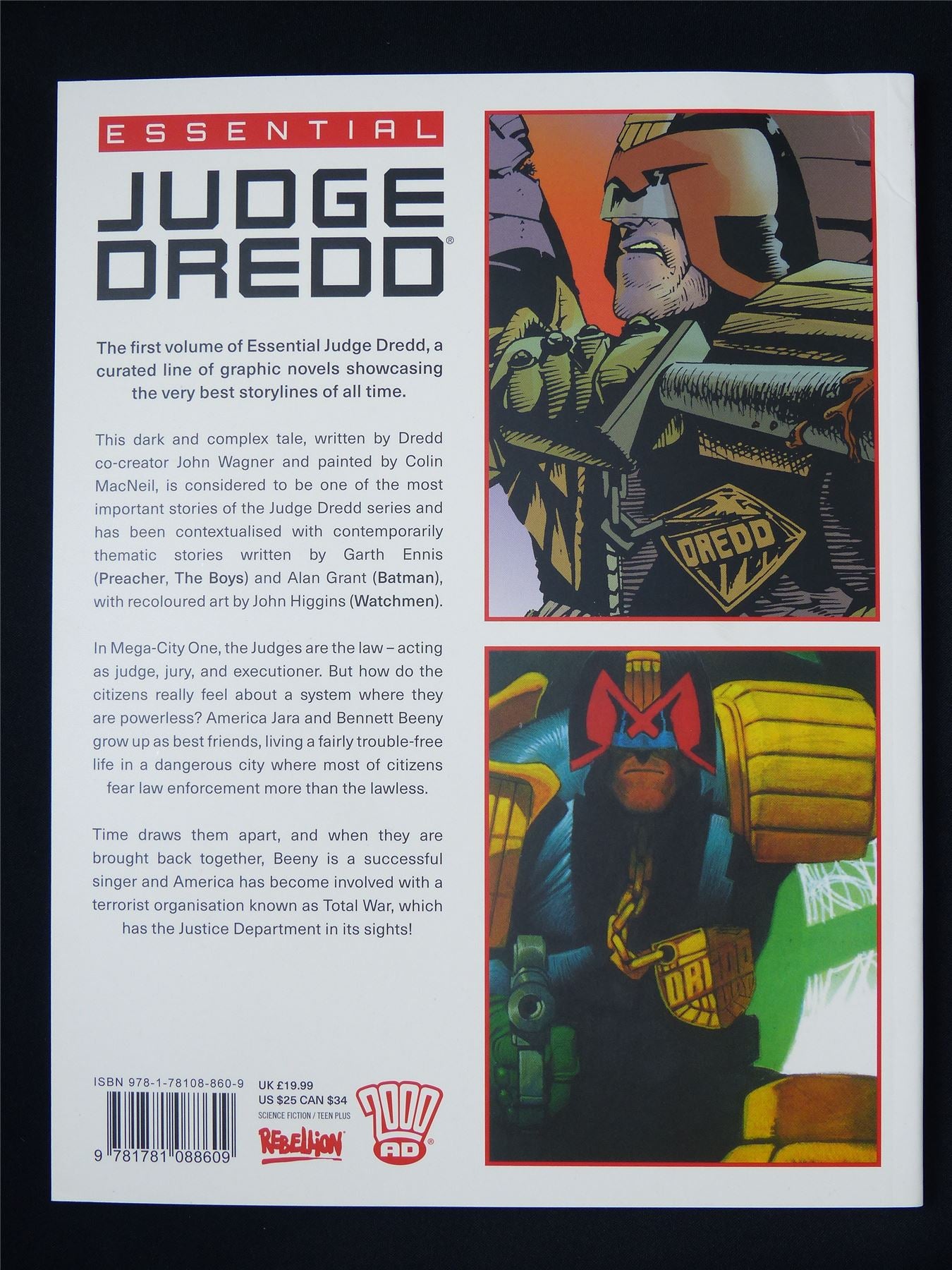 Essential Judge Dredd: America - 2000AD Graphic Softback #2OH