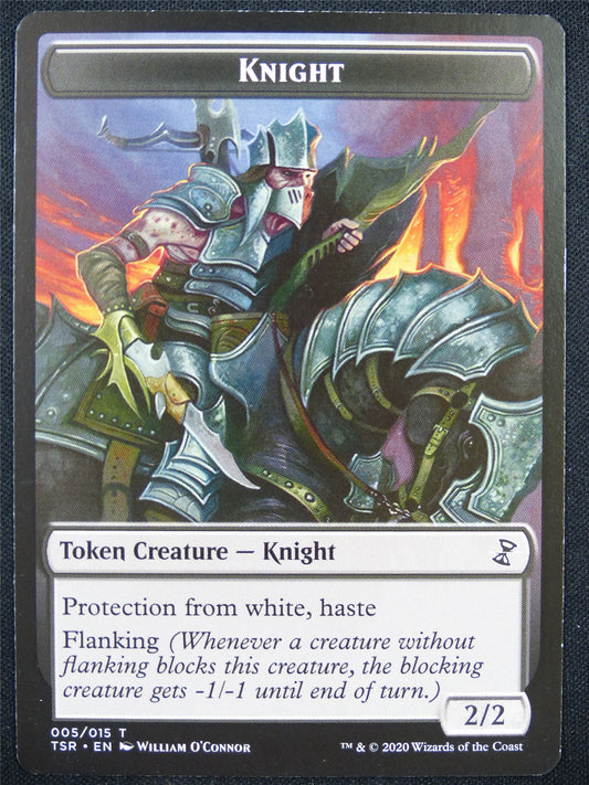 Knight Token - TSR - Mtg Card #5J