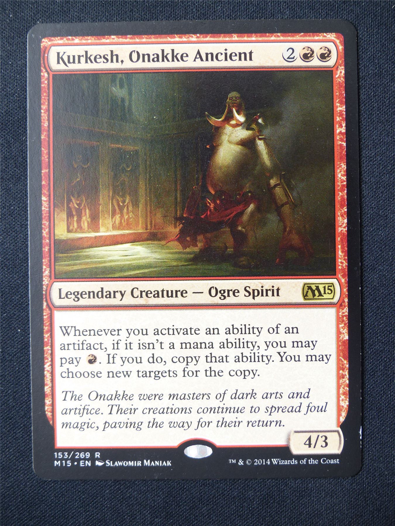 Kurkesh Onakke Ancient - M15 - Mtg Card #5HY