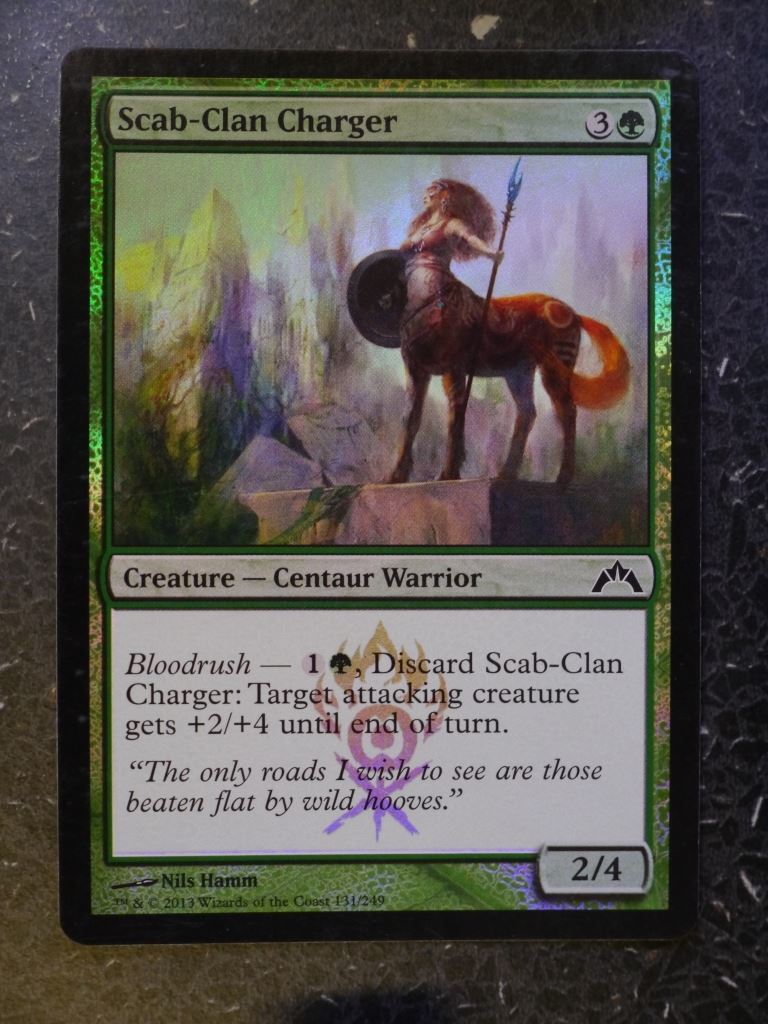 MTG Cards: SCAB-CLAN CHARGER FOIL # 5B6