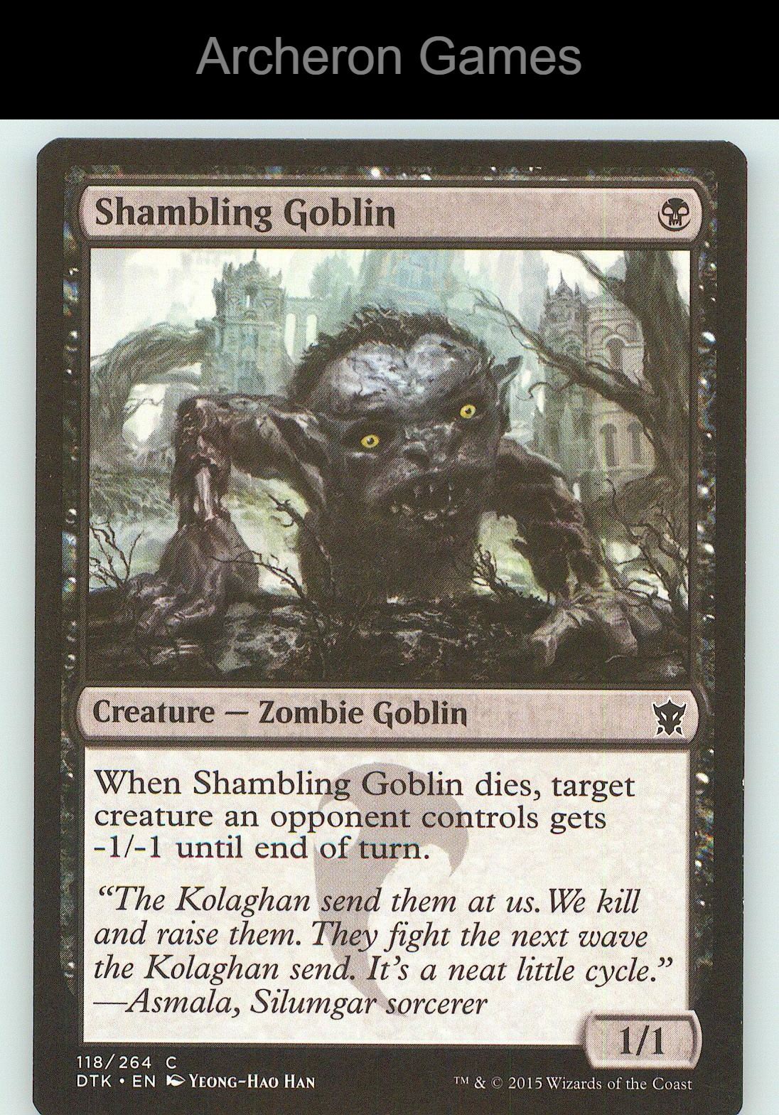 Shambling Goblin DTK 118 C MTG Card NM/EX+