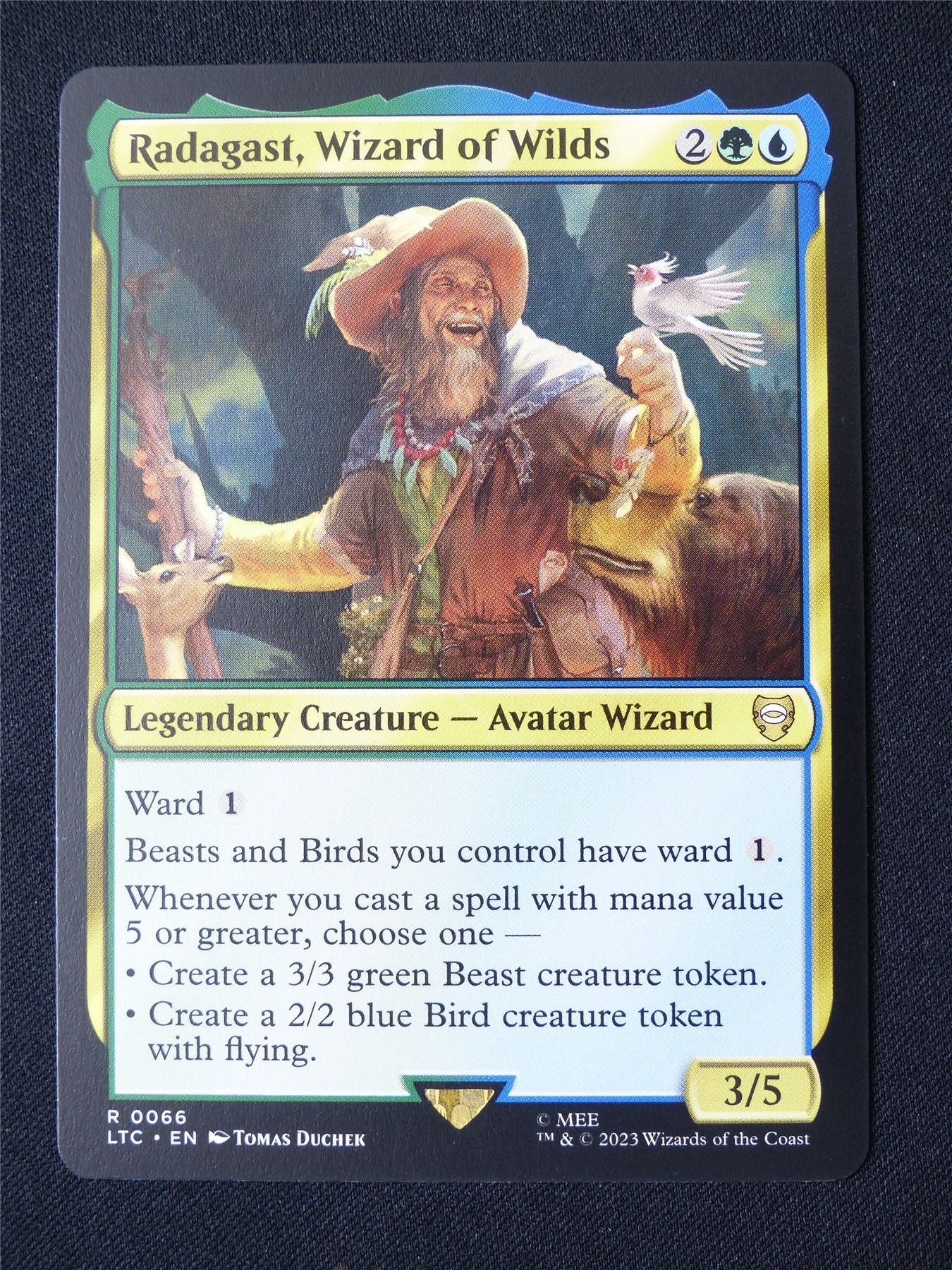 Radagast Wizard of Wilds - LTC - Mtg Card #35Q