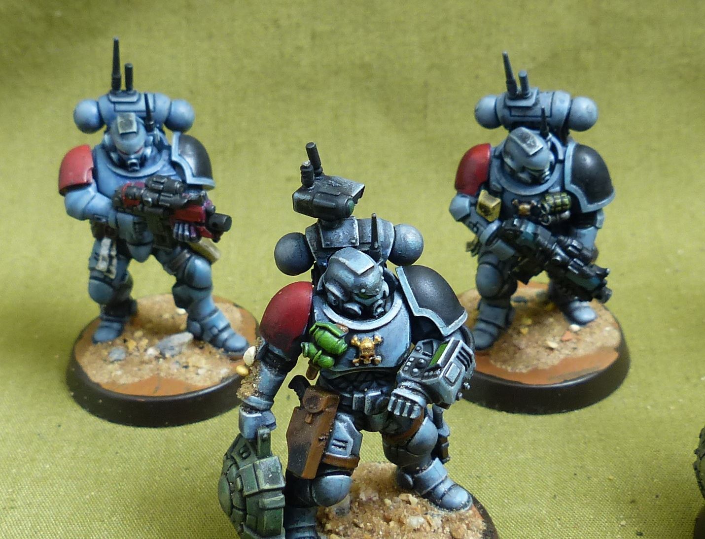 Intercessor Squad set of 5 painted - Space Wolves - Warhammer 40K #5C2