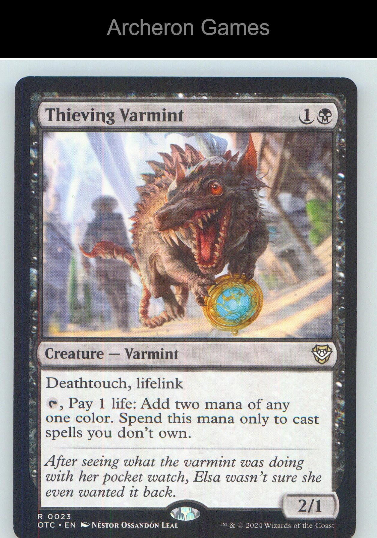 Thieving Varmint OTC 23 R MTG Card NM/EX+