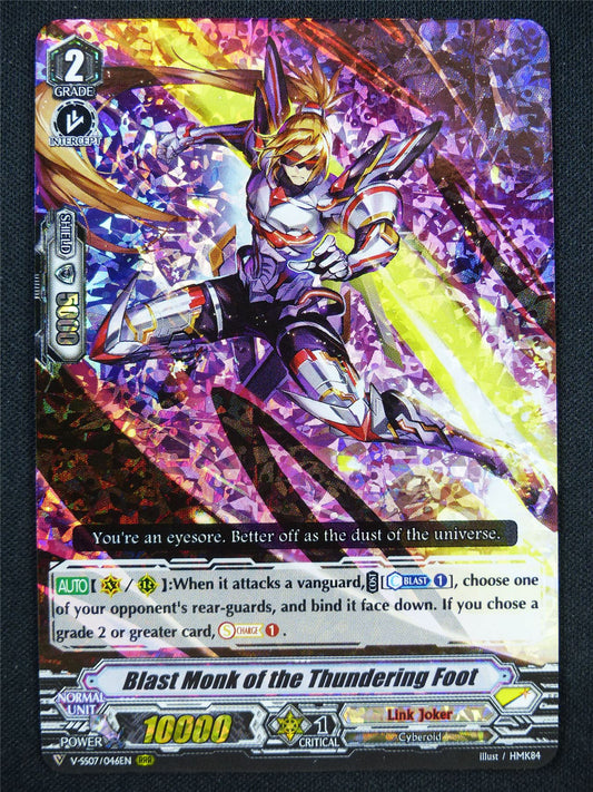 Blast Monk of the Thundering Foot V-SS07 RRR - Vanguard Card #2H2