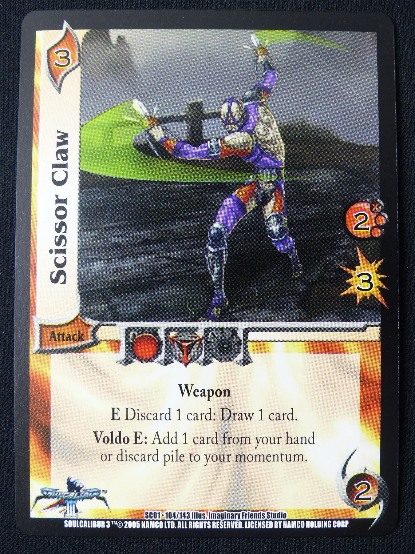 Scissor Claw SC01 104/143 - UFS Card #2JF