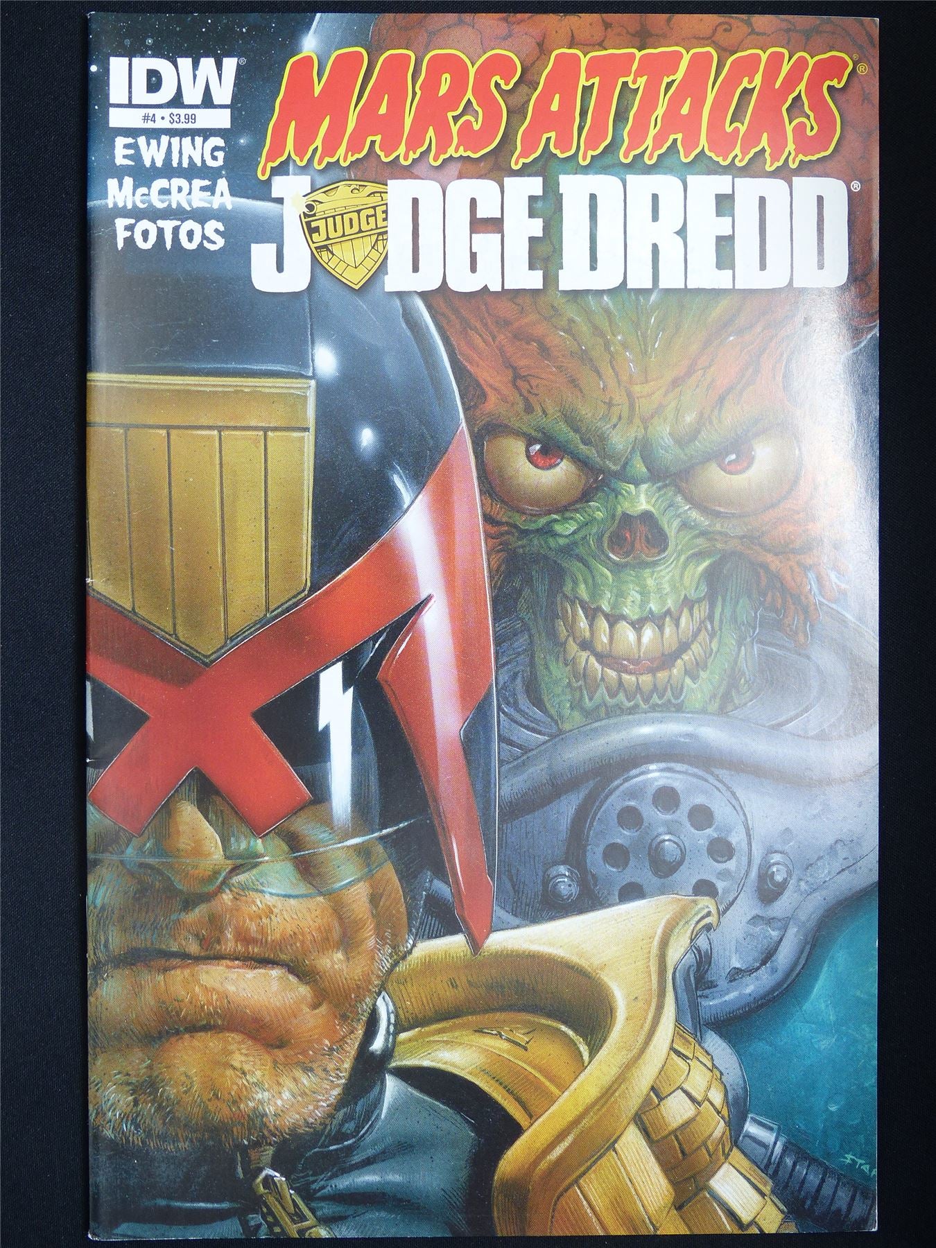 MARS Attacks/Judge Dredd #4 - IDW Comic #1RW