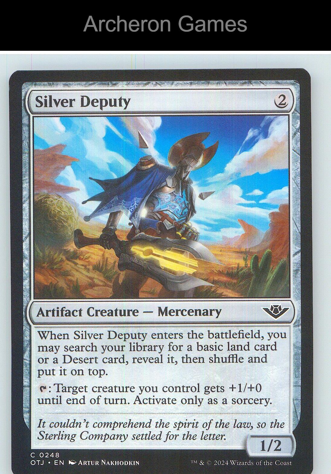 Silver Deputy OTJ 248 C MTG Card NM/EX+