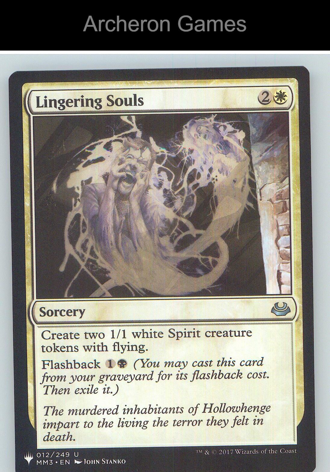 Lingering Souls MM3 12 UC MTG Card NM/EX+