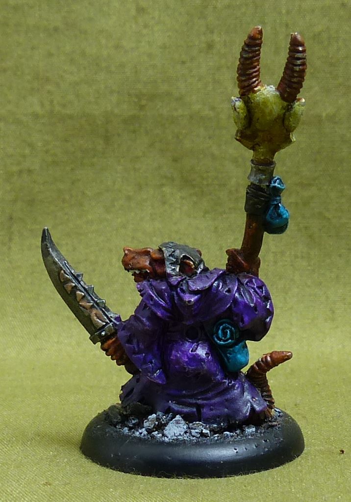 Classic Metal Grey Seer painted OOP - Skaven - Warhammer AoS #53W