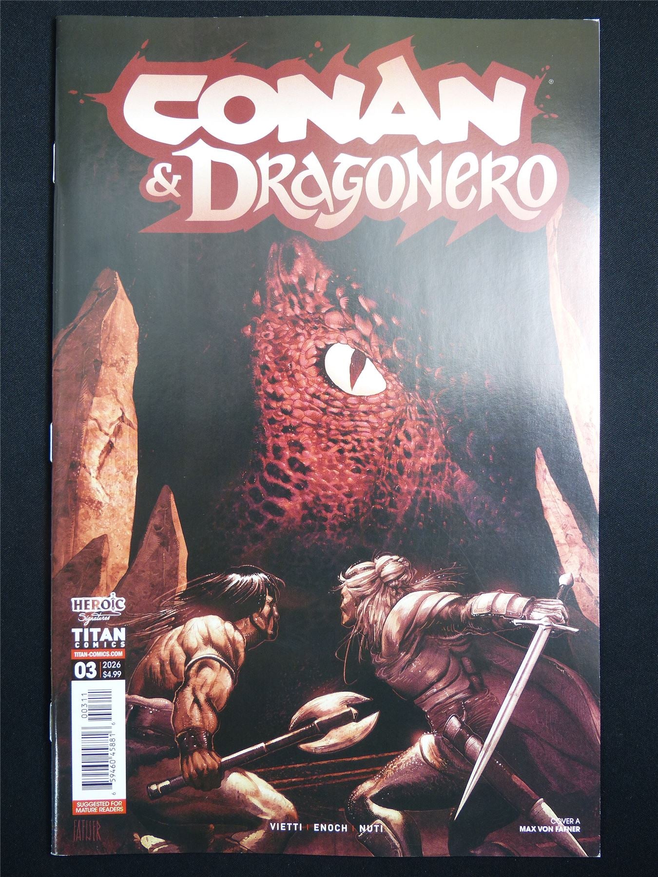 CONAN & Dragonero #3 Cvr A - Jul 2026 Titan Comic #2ID