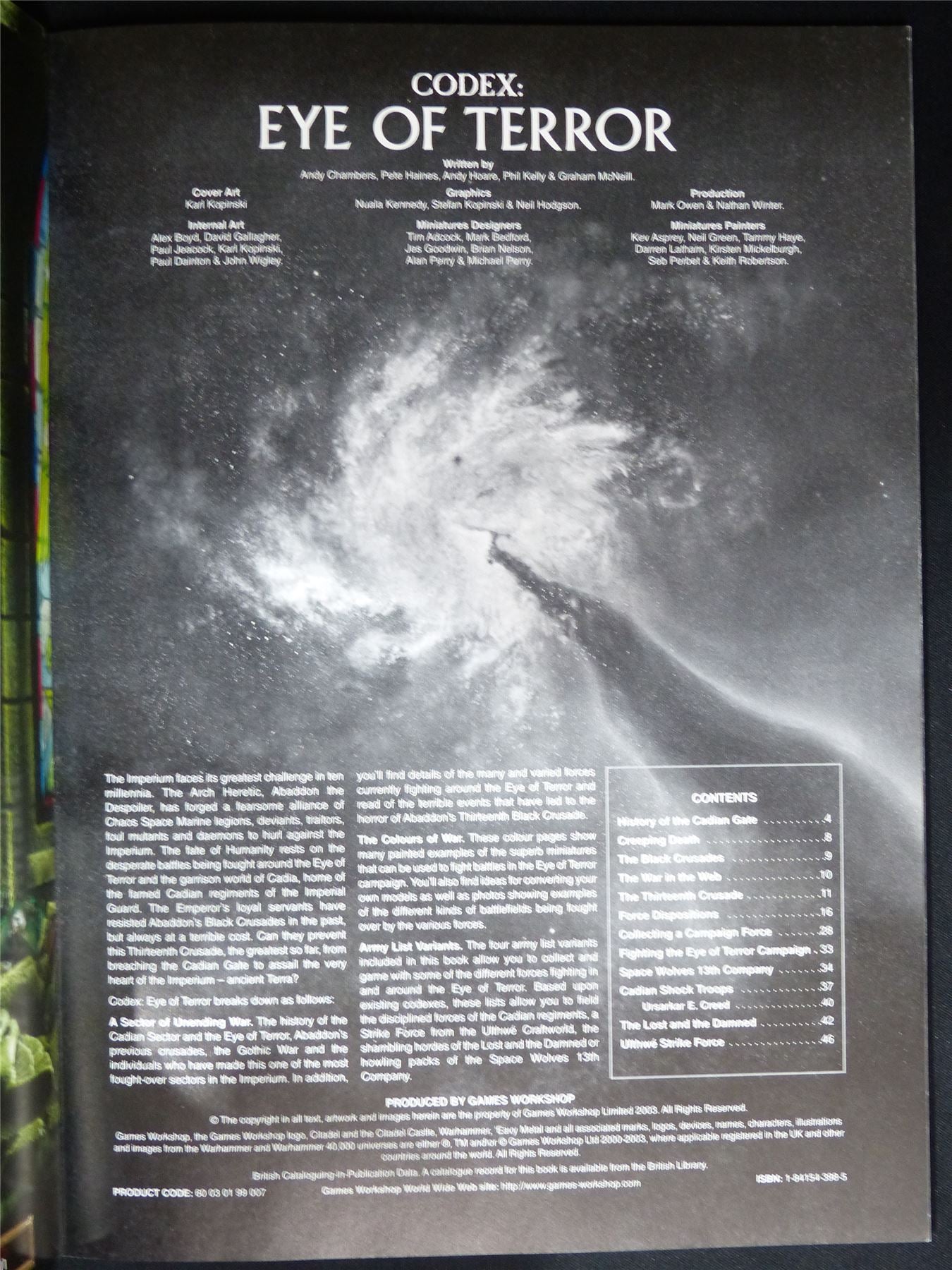 Eye of Terror Codex Softback - Warhammer 40K #1P7