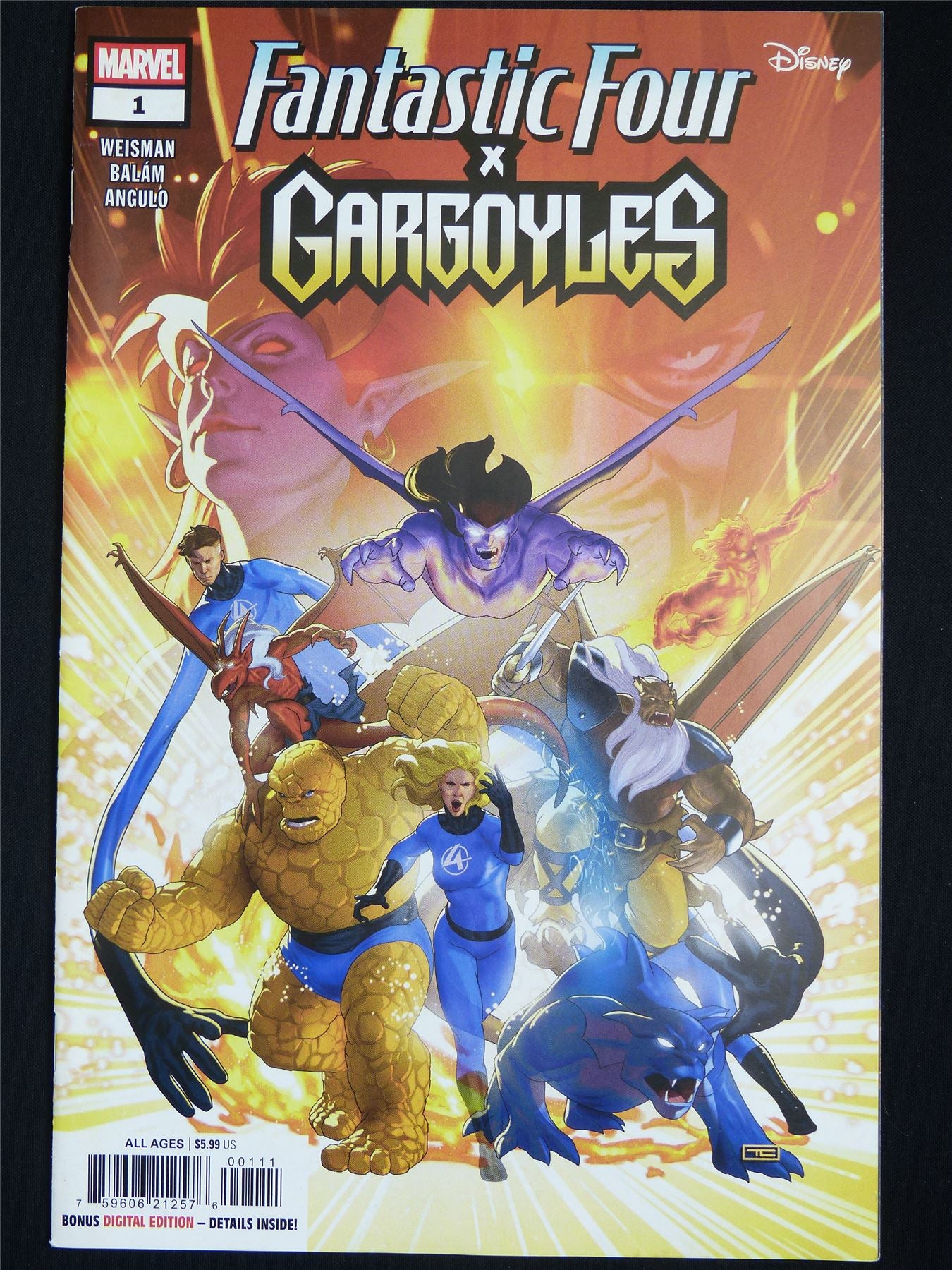 FANTASTIC Four x Gargoyles #1 - Marvel Comic #5GI