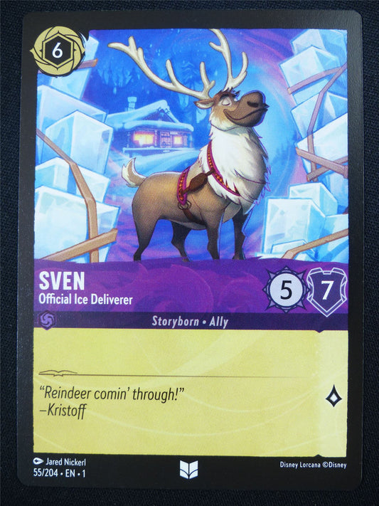 Sven Official Ice Deliverer 55/204 - Lorcana Card #4RC